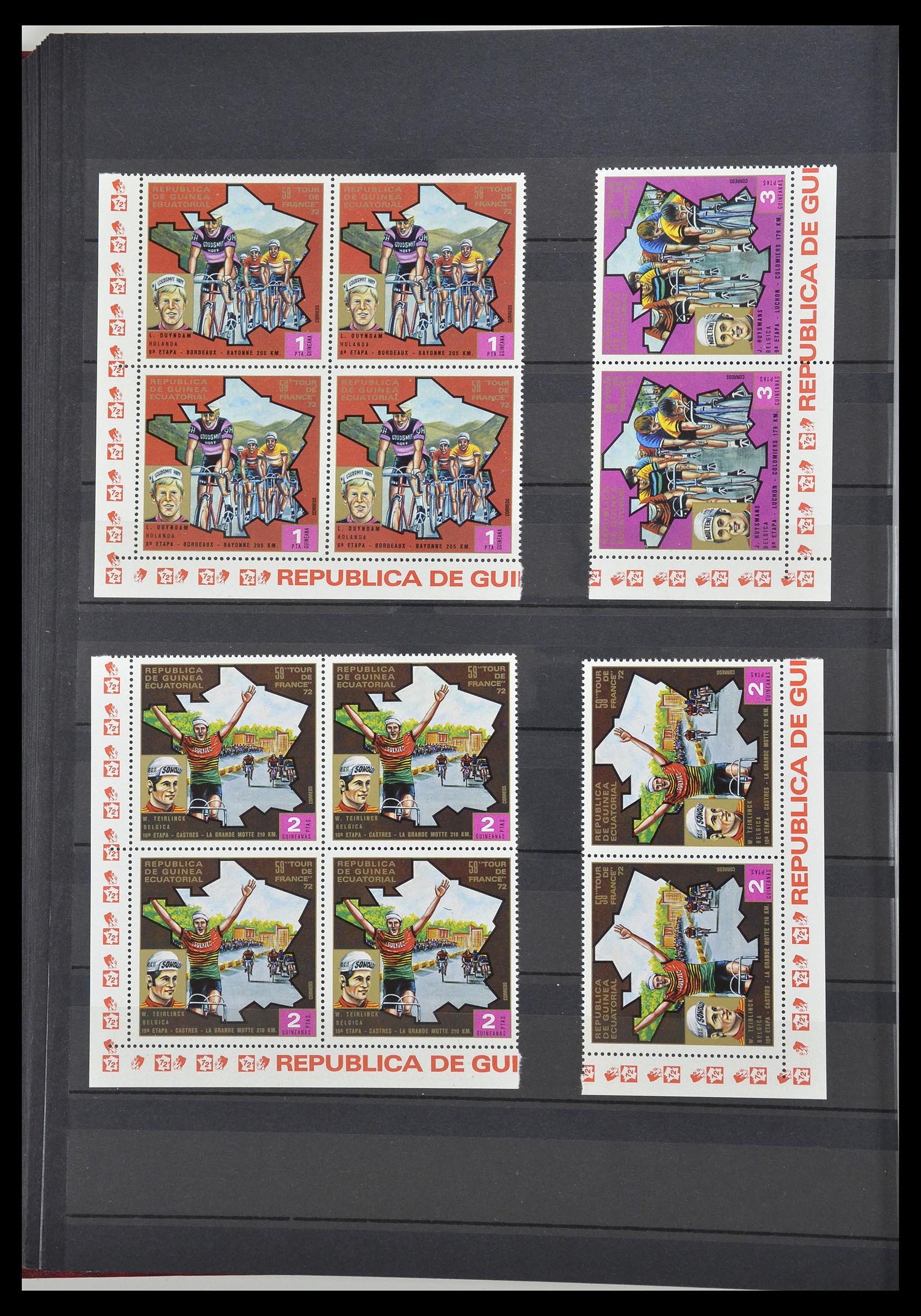34705 936 - Postzegelverzameling 34705 Motief Fietsen 1897-2019!!