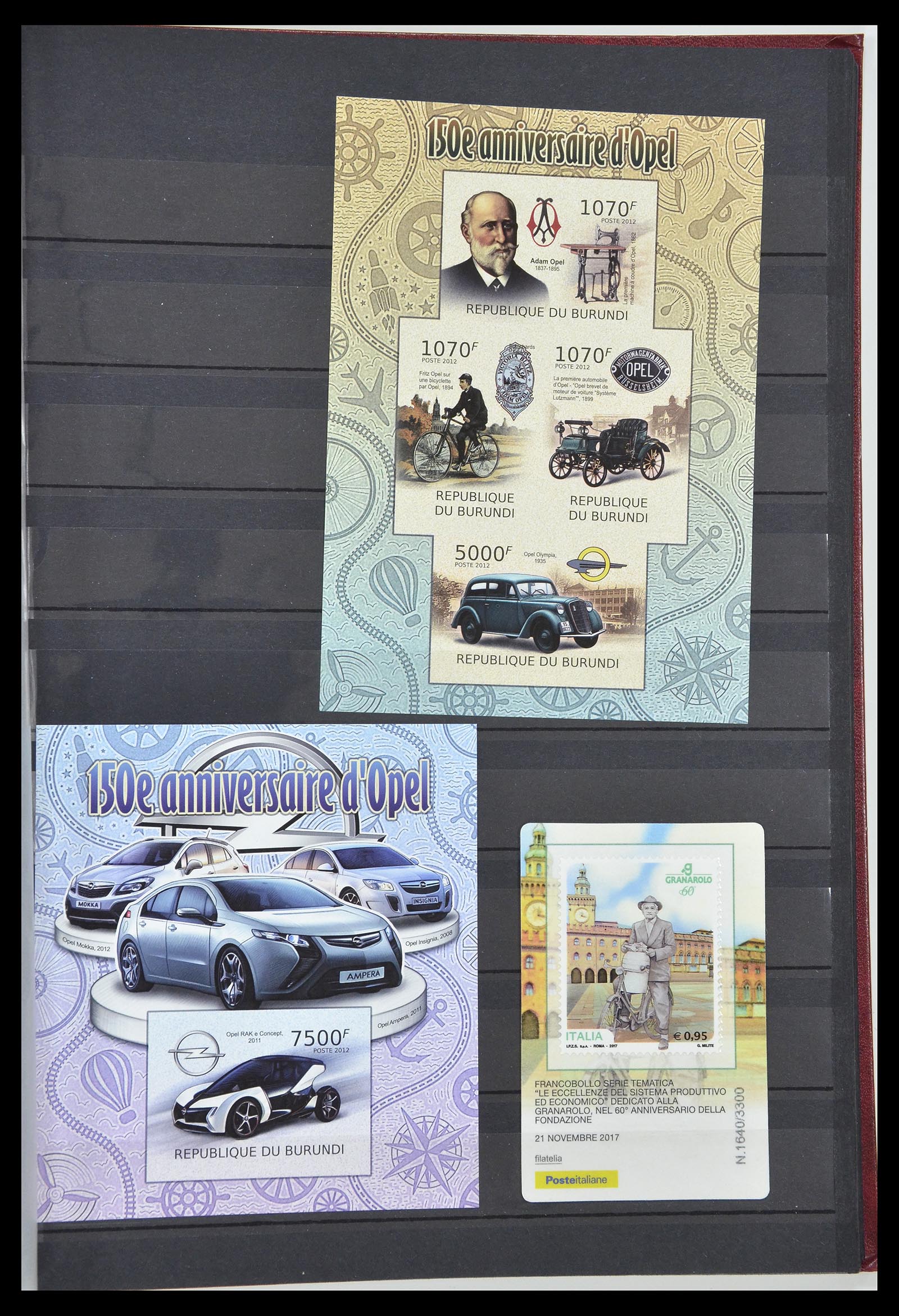 34705 942 - Postzegelverzameling 34705 Motief Fietsen 1897-2019!!