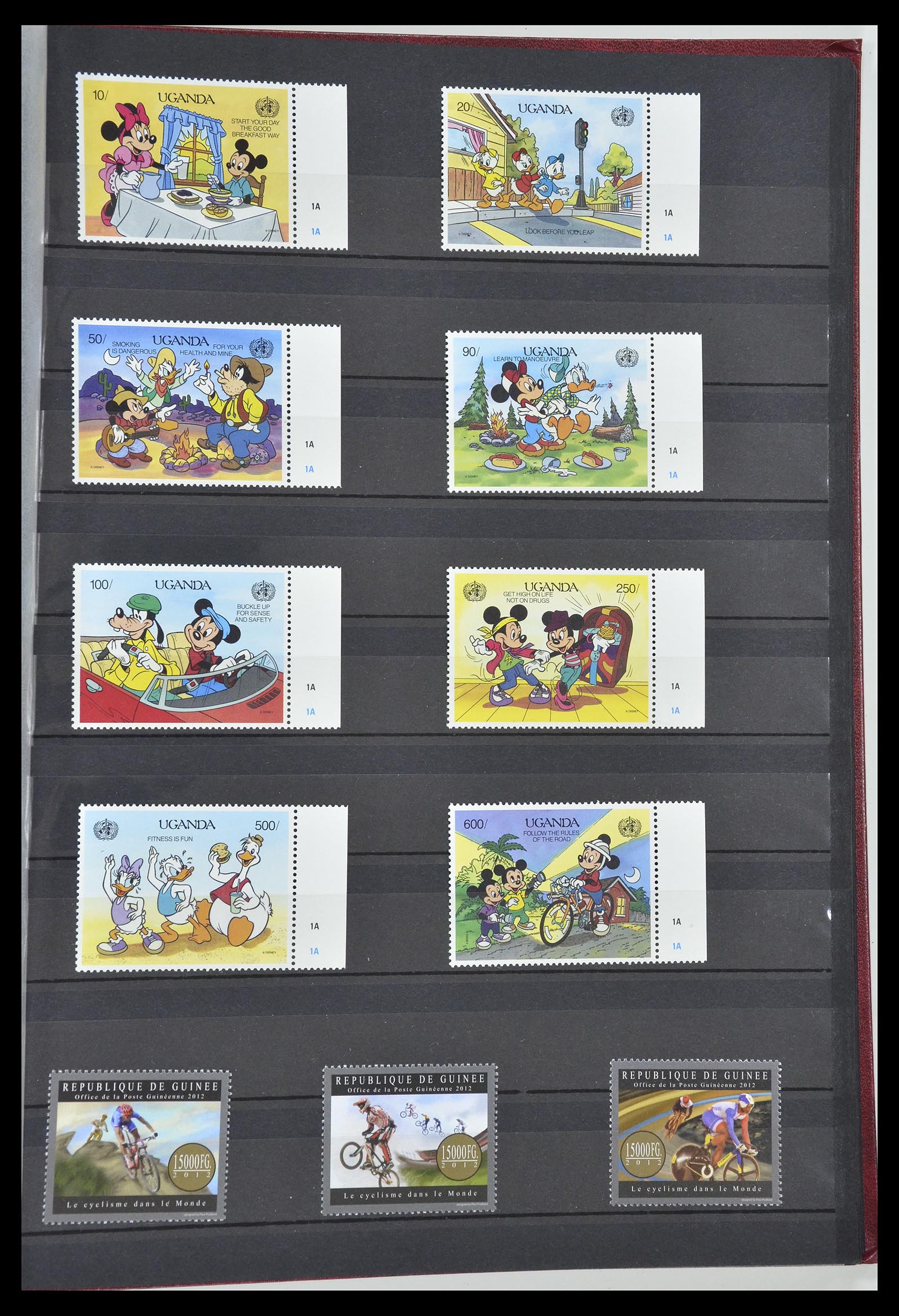34705 946 - Postzegelverzameling 34705 Motief Fietsen 1897-2019!!