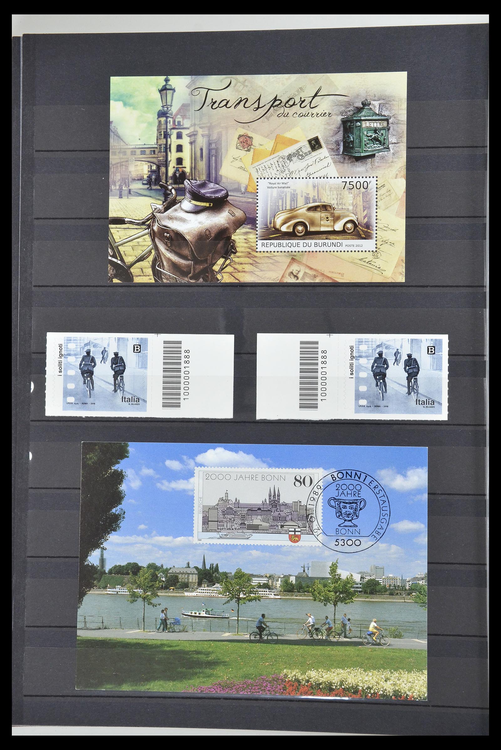 34705 948 - Postzegelverzameling 34705 Motief Fietsen 1897-2019!!