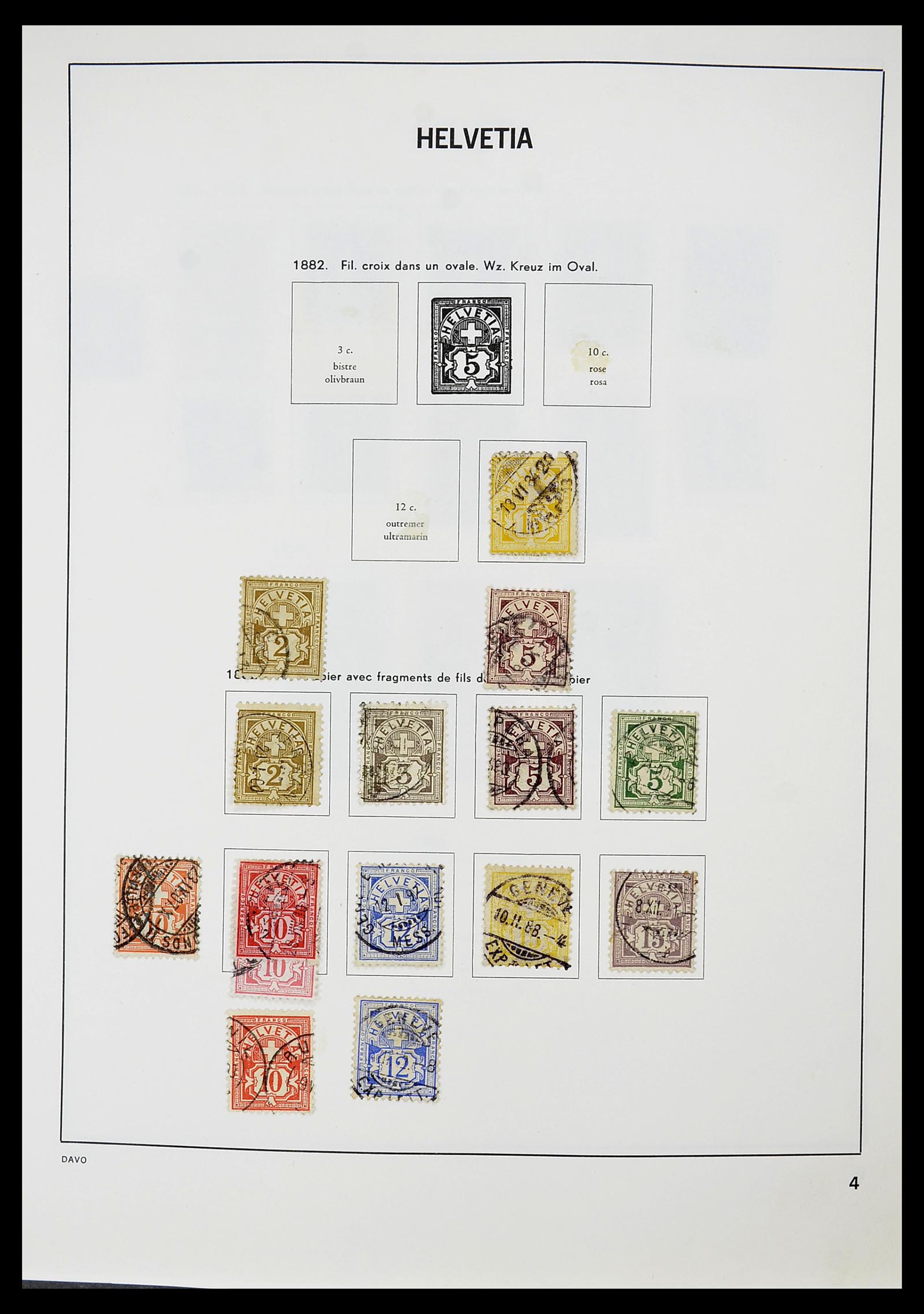 34706 005 - Postzegelverzameling 34706 Zwitserland 1850-1991.