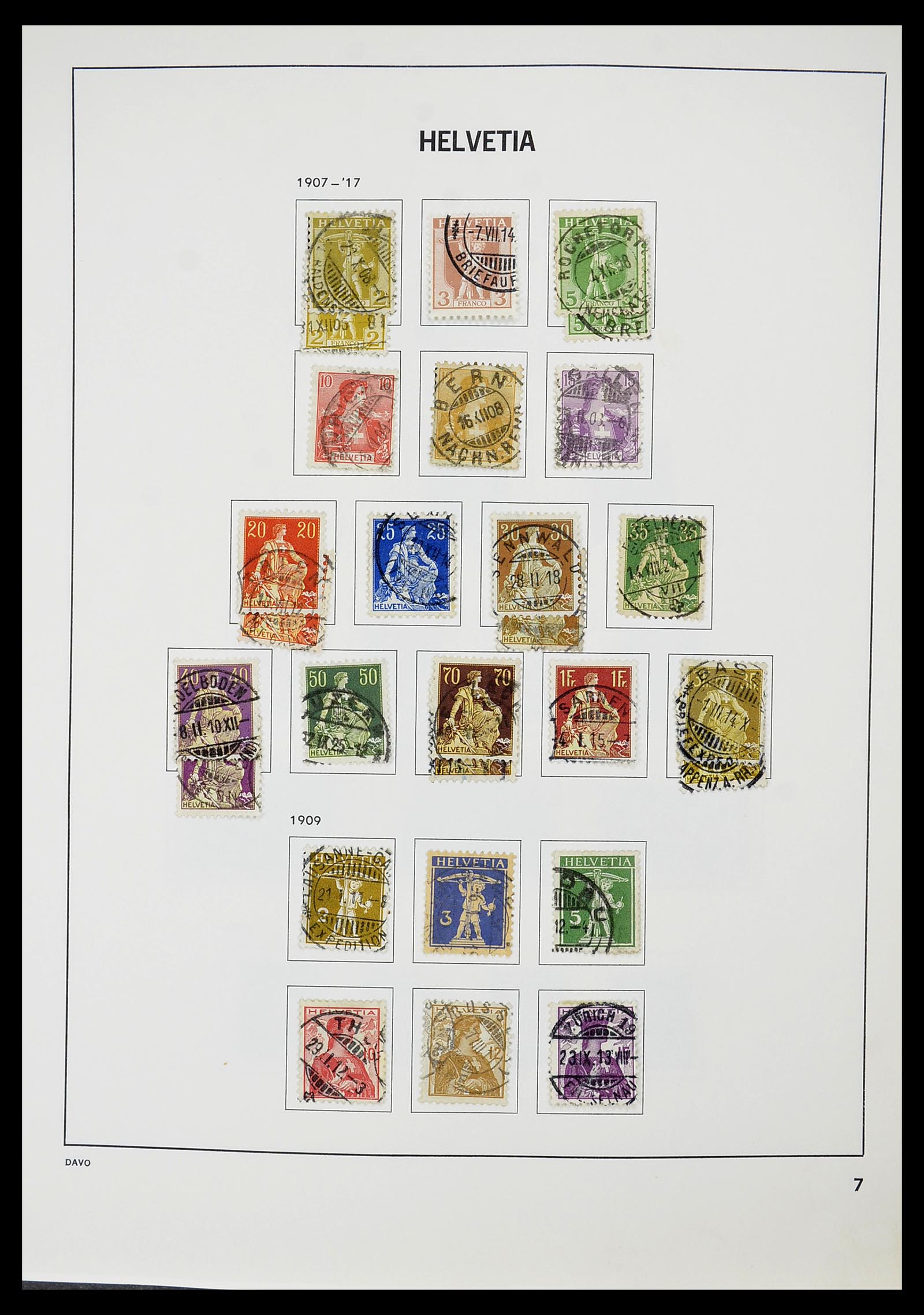 34706 008 - Stamp Collection 34706 Switzerland 1850-1991.
