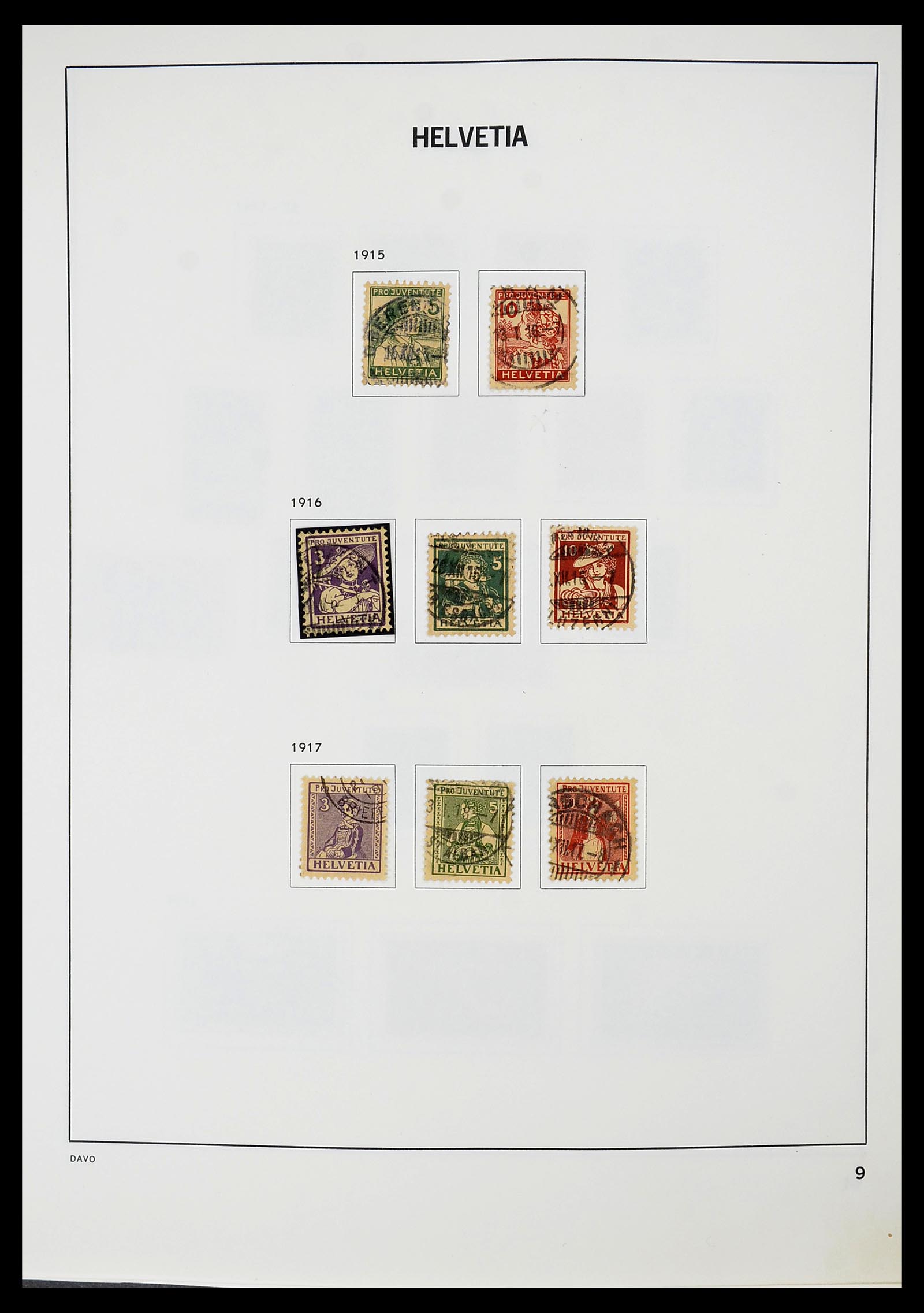34706 010 - Postzegelverzameling 34706 Zwitserland 1850-1991.