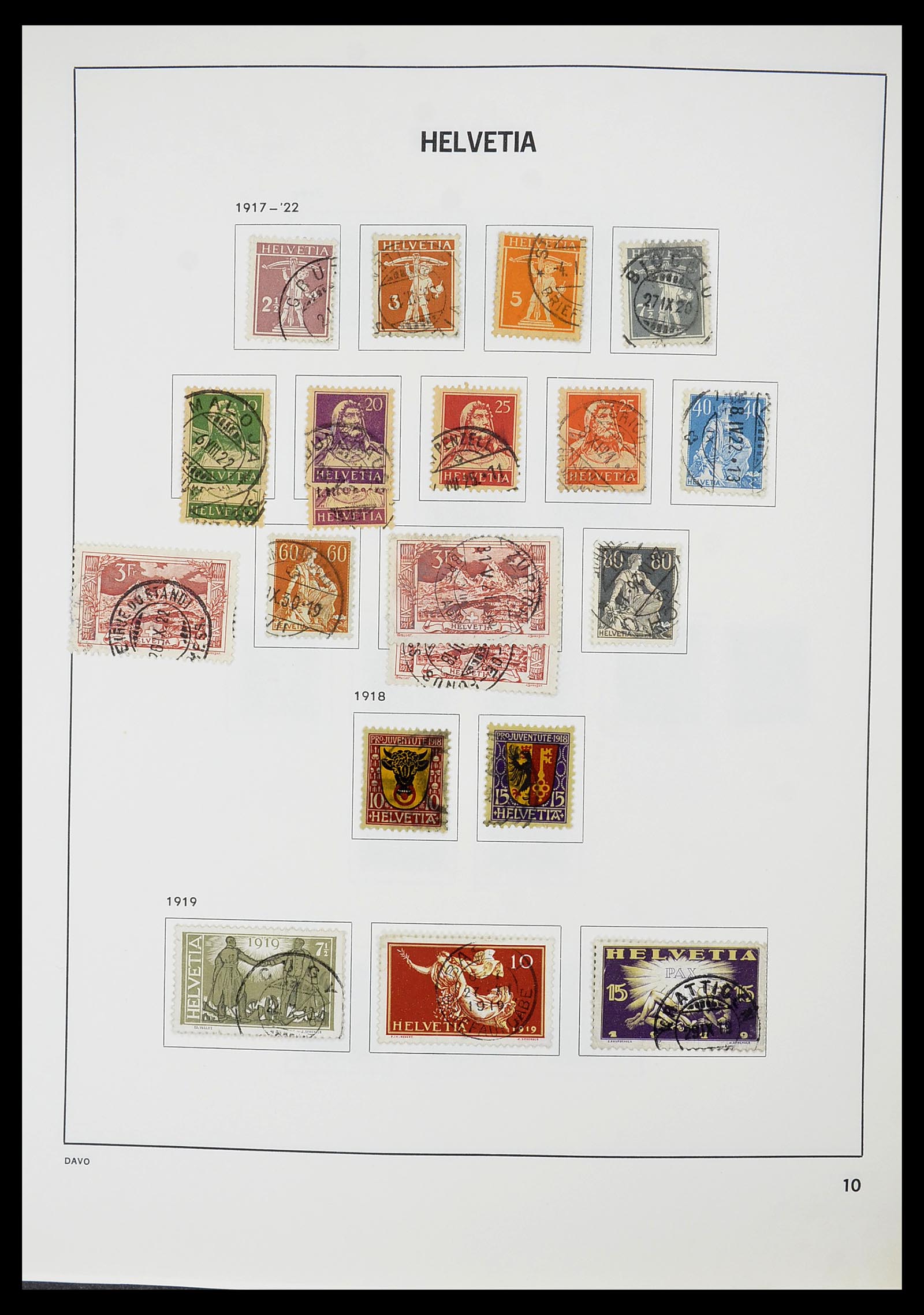 34706 011 - Stamp Collection 34706 Switzerland 1850-1991.