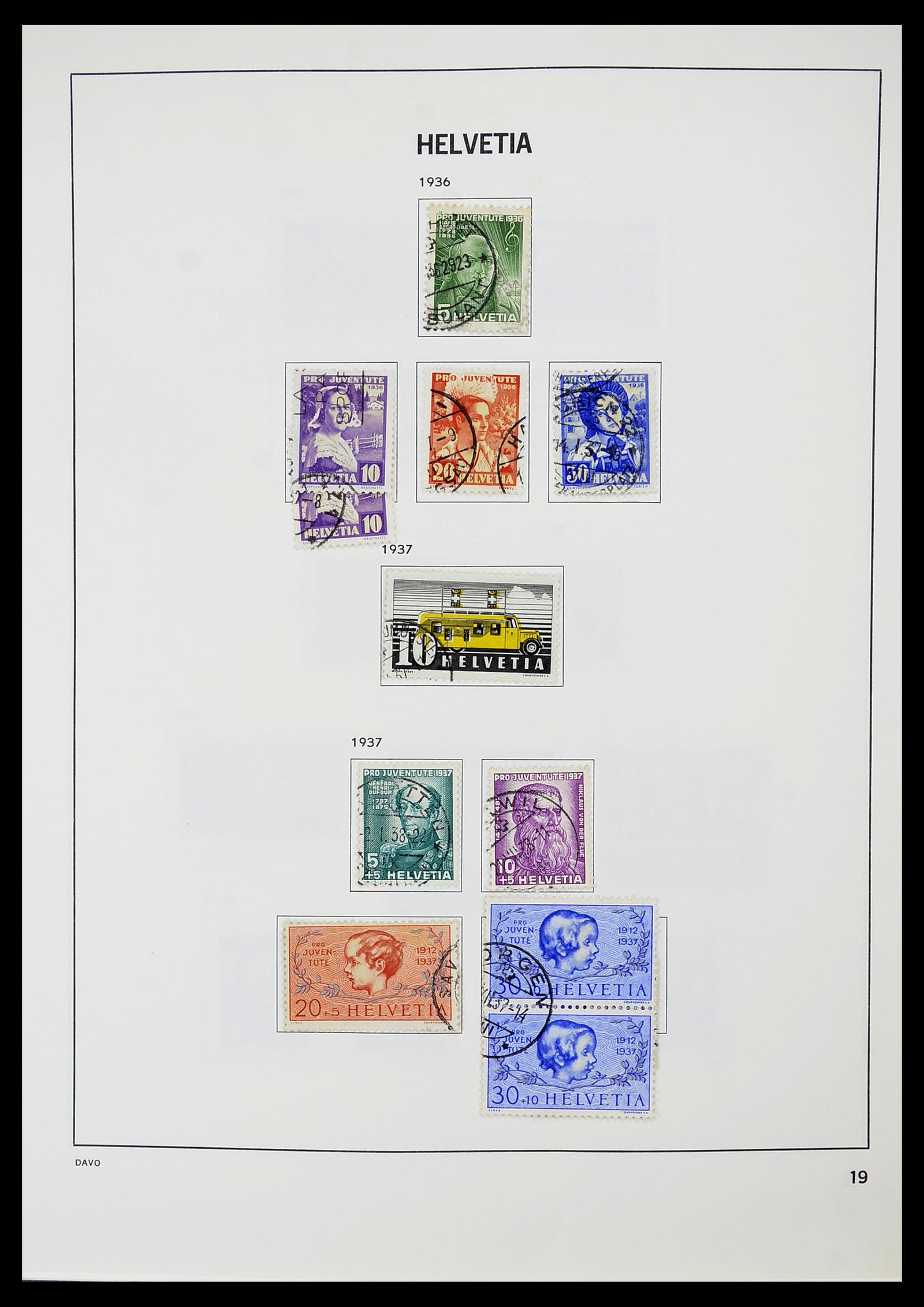 34706 020 - Stamp Collection 34706 Switzerland 1850-1991.