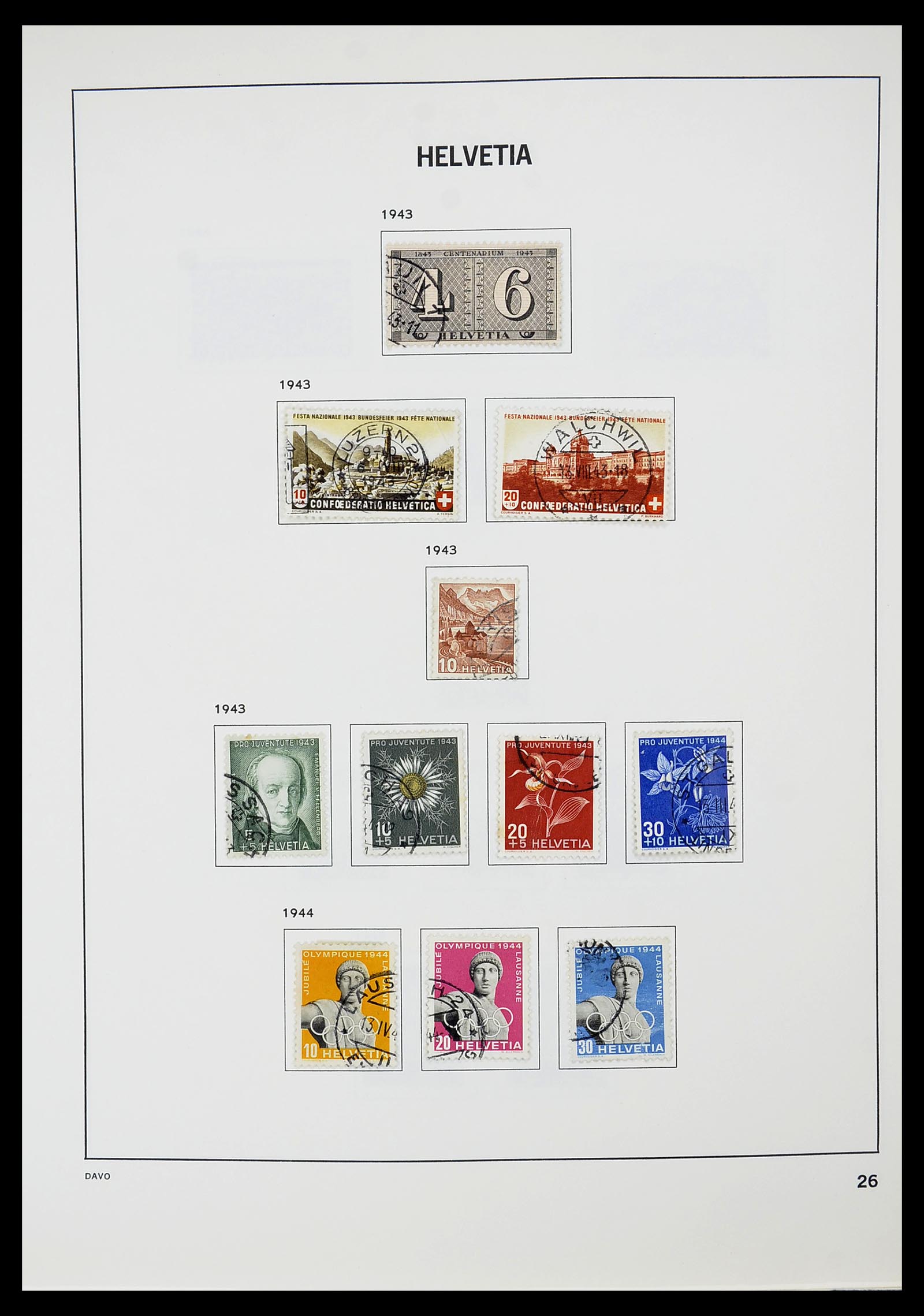 34706 027 - Stamp Collection 34706 Switzerland 1850-1991.