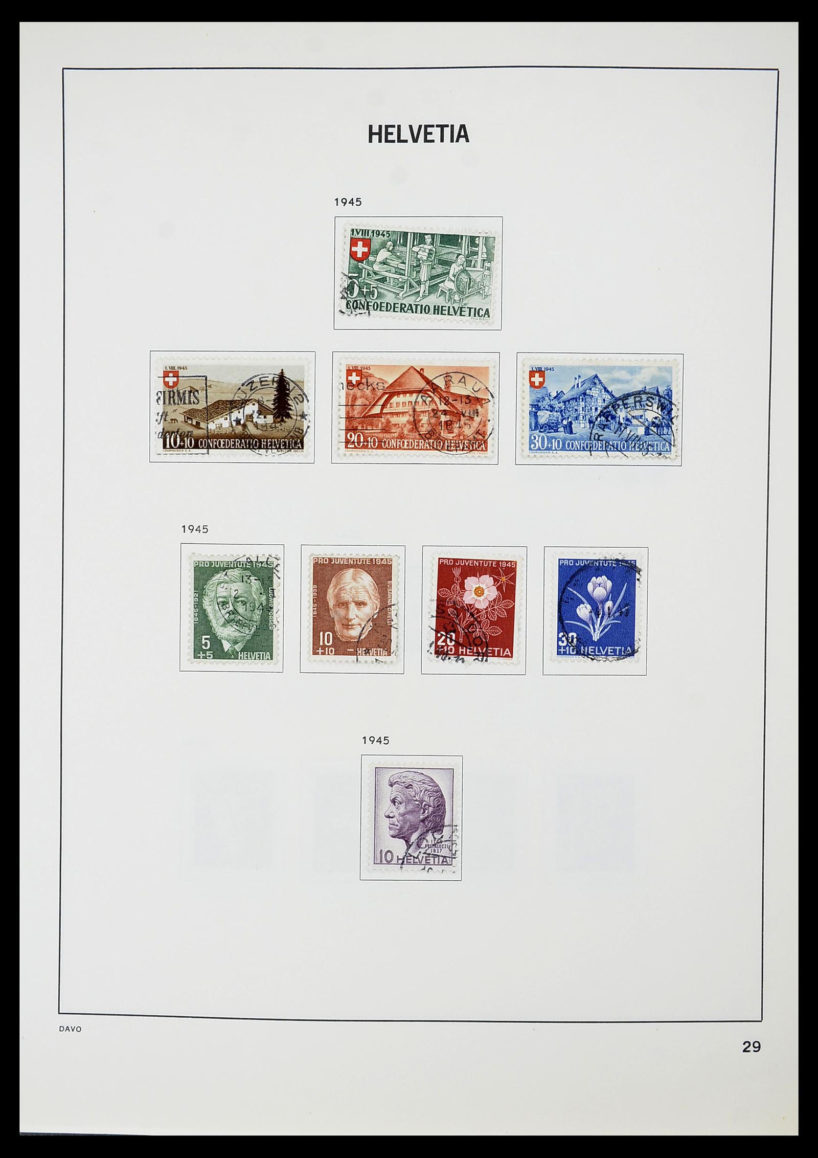 34706 030 - Stamp Collection 34706 Switzerland 1850-1991.