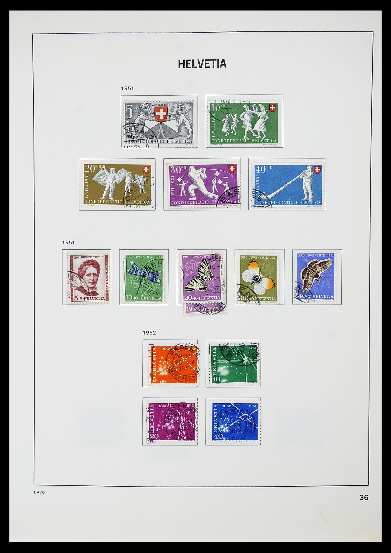 34706 037 - Stamp Collection 34706 Switzerland 1850-1991.