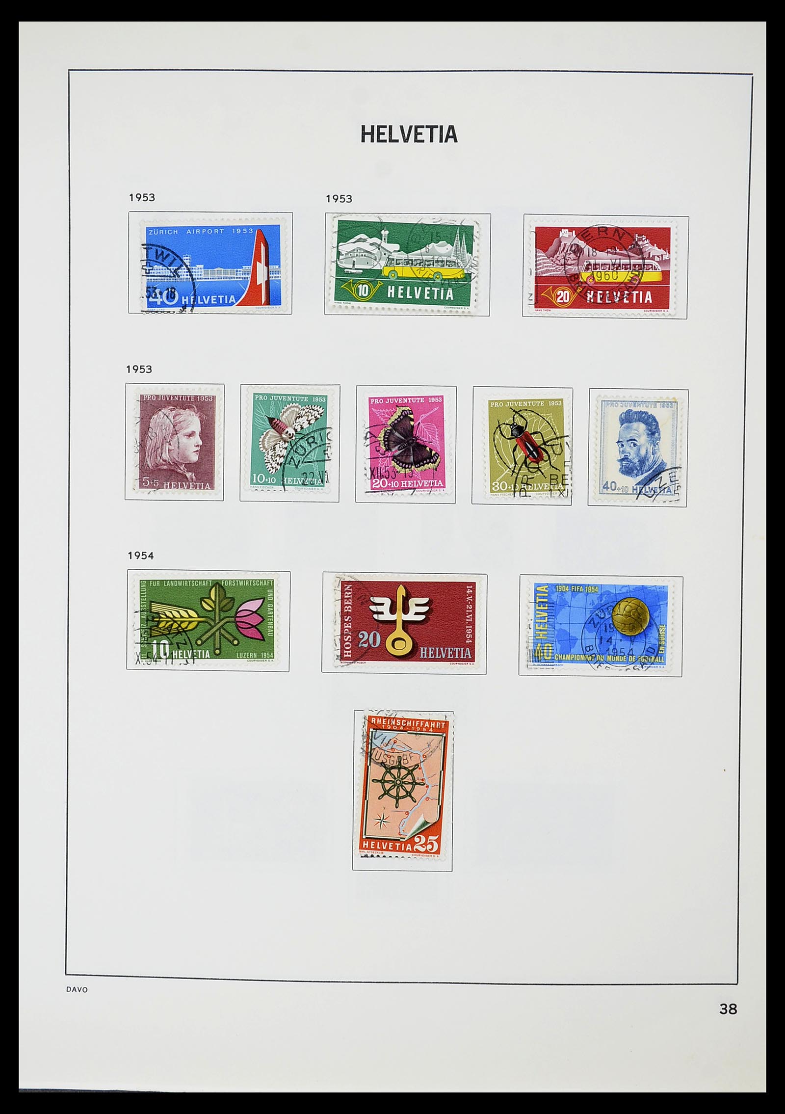 34706 039 - Stamp Collection 34706 Switzerland 1850-1991.