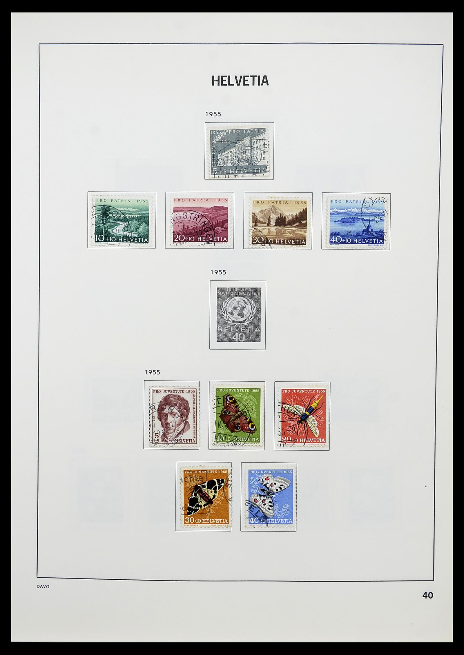 34706 041 - Stamp Collection 34706 Switzerland 1850-1991.