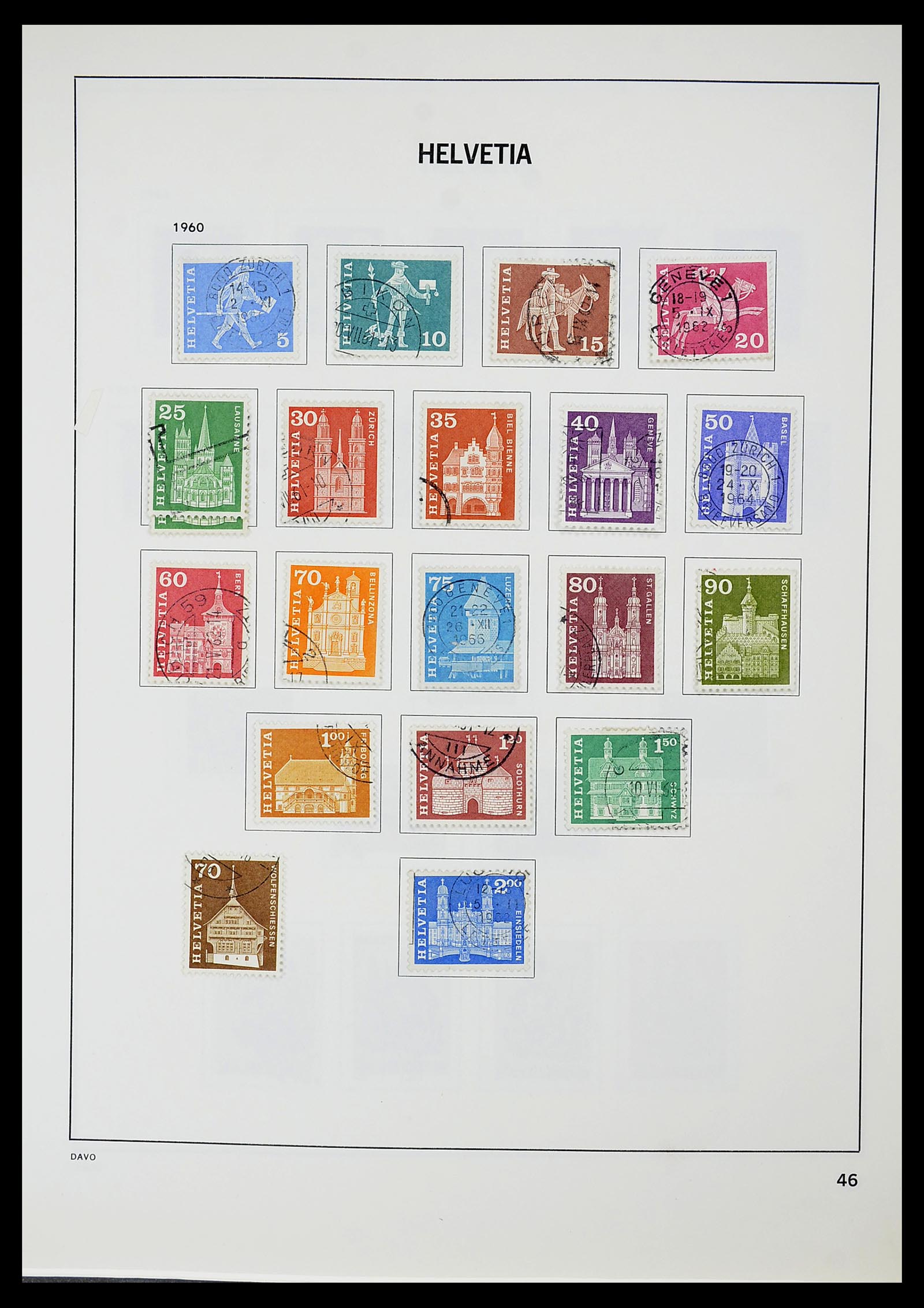 34706 047 - Stamp Collection 34706 Switzerland 1850-1991.