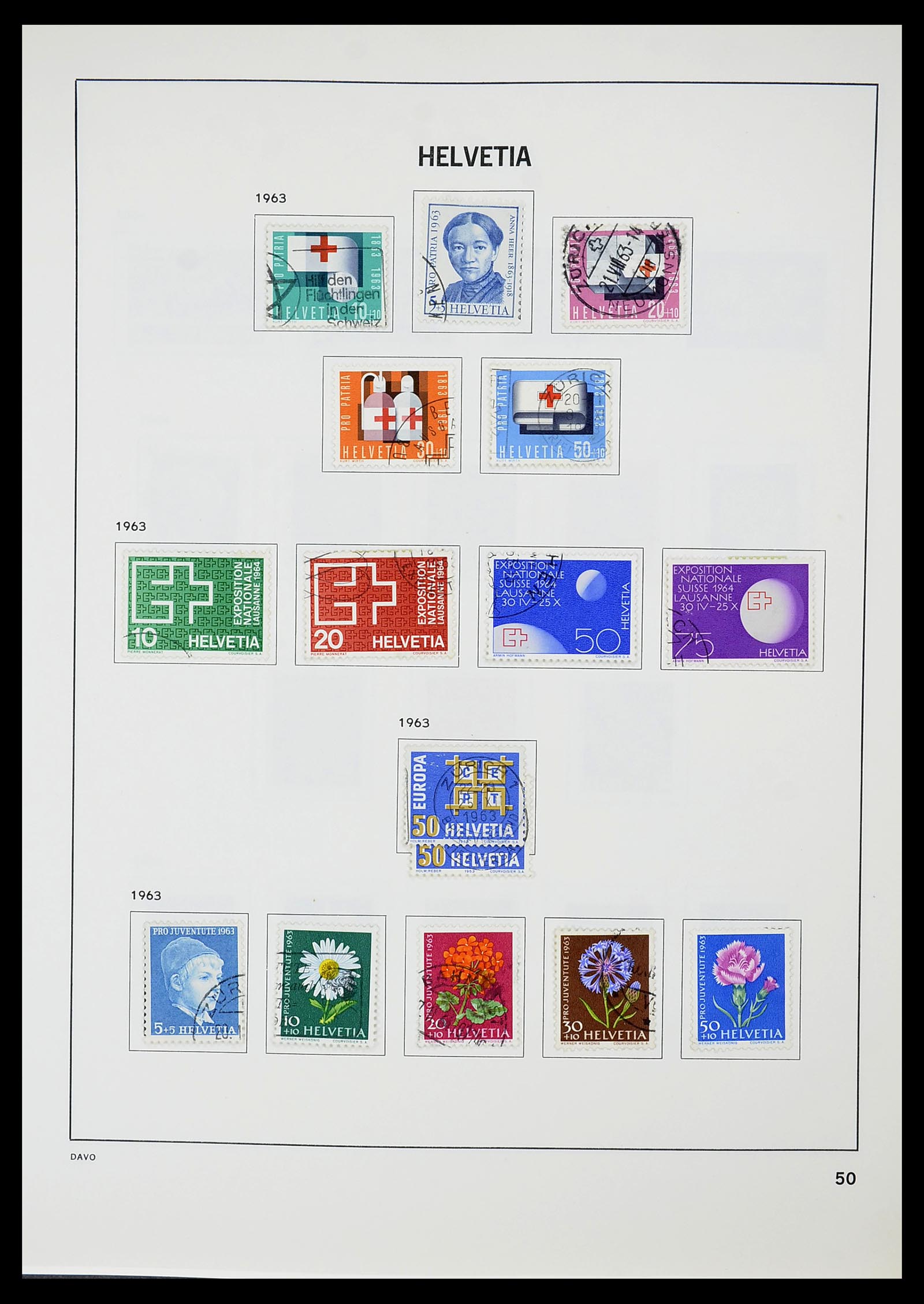 34706 051 - Stamp Collection 34706 Switzerland 1850-1991.