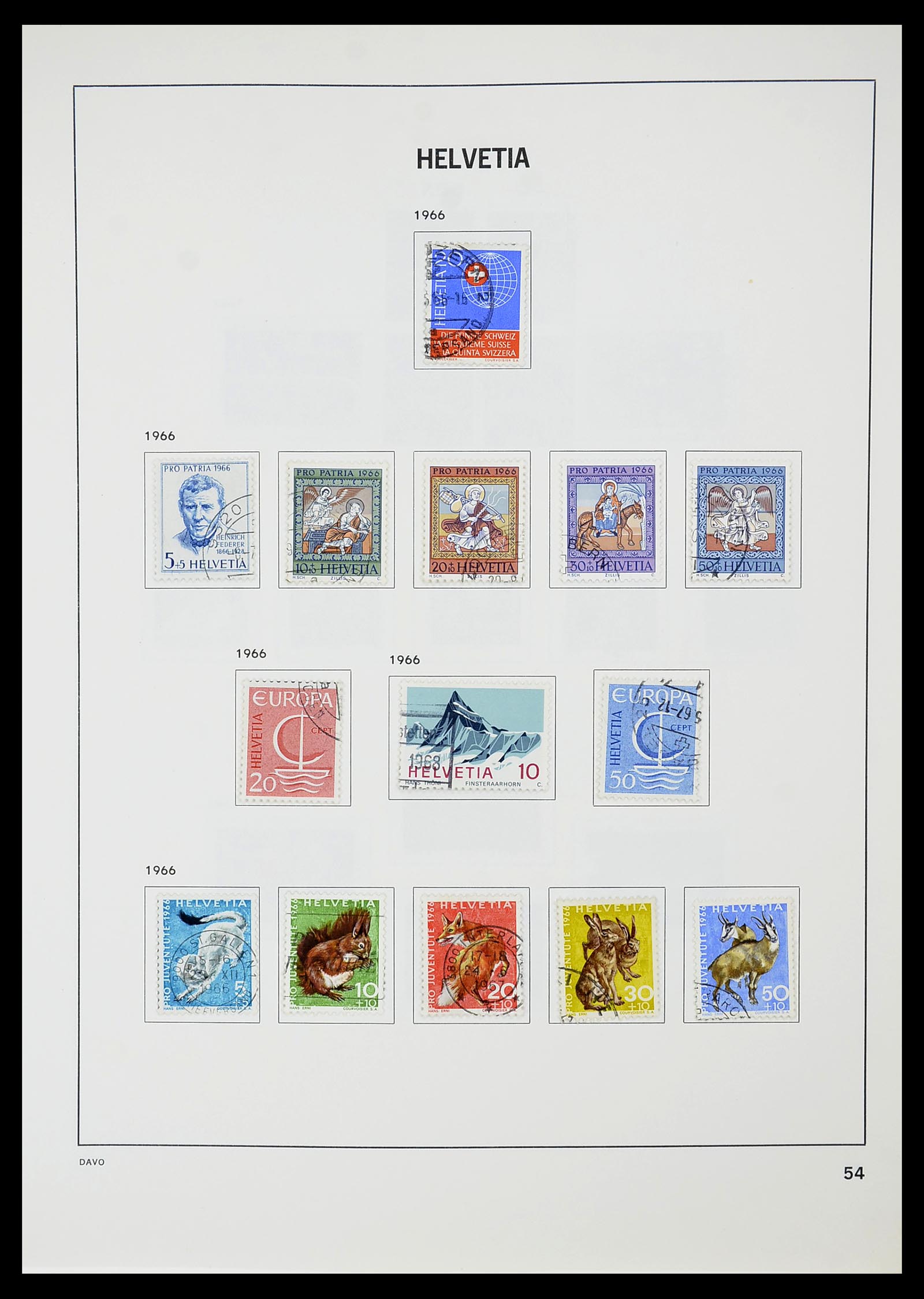34706 055 - Stamp Collection 34706 Switzerland 1850-1991.