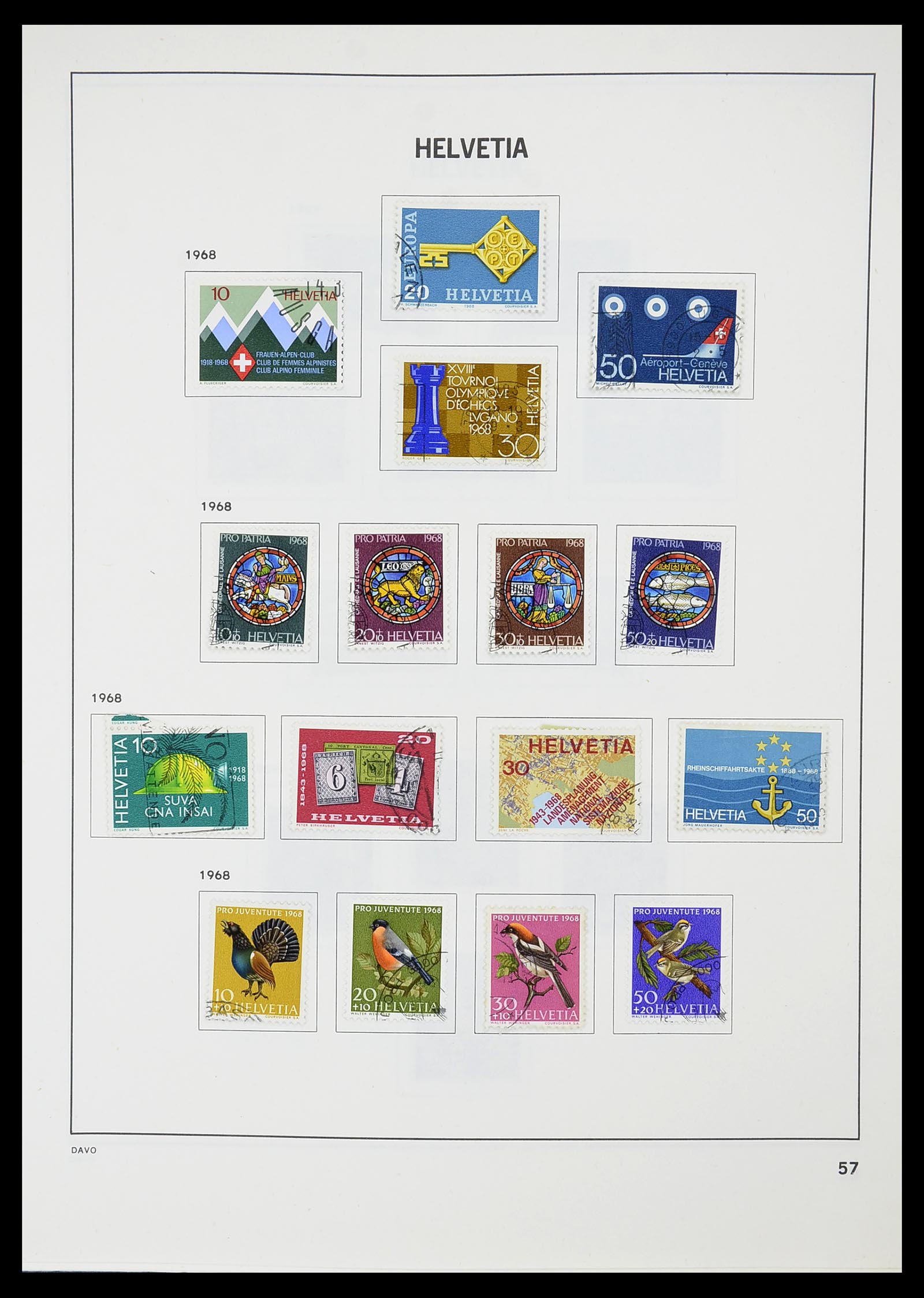 34706 058 - Stamp Collection 34706 Switzerland 1850-1991.