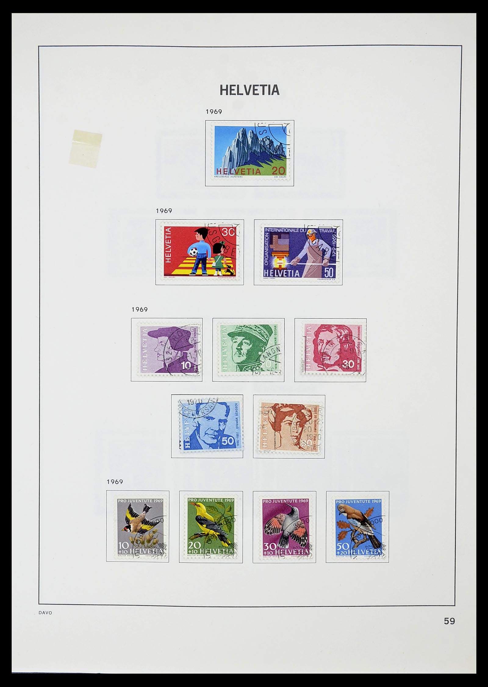 34706 060 - Stamp Collection 34706 Switzerland 1850-1991.