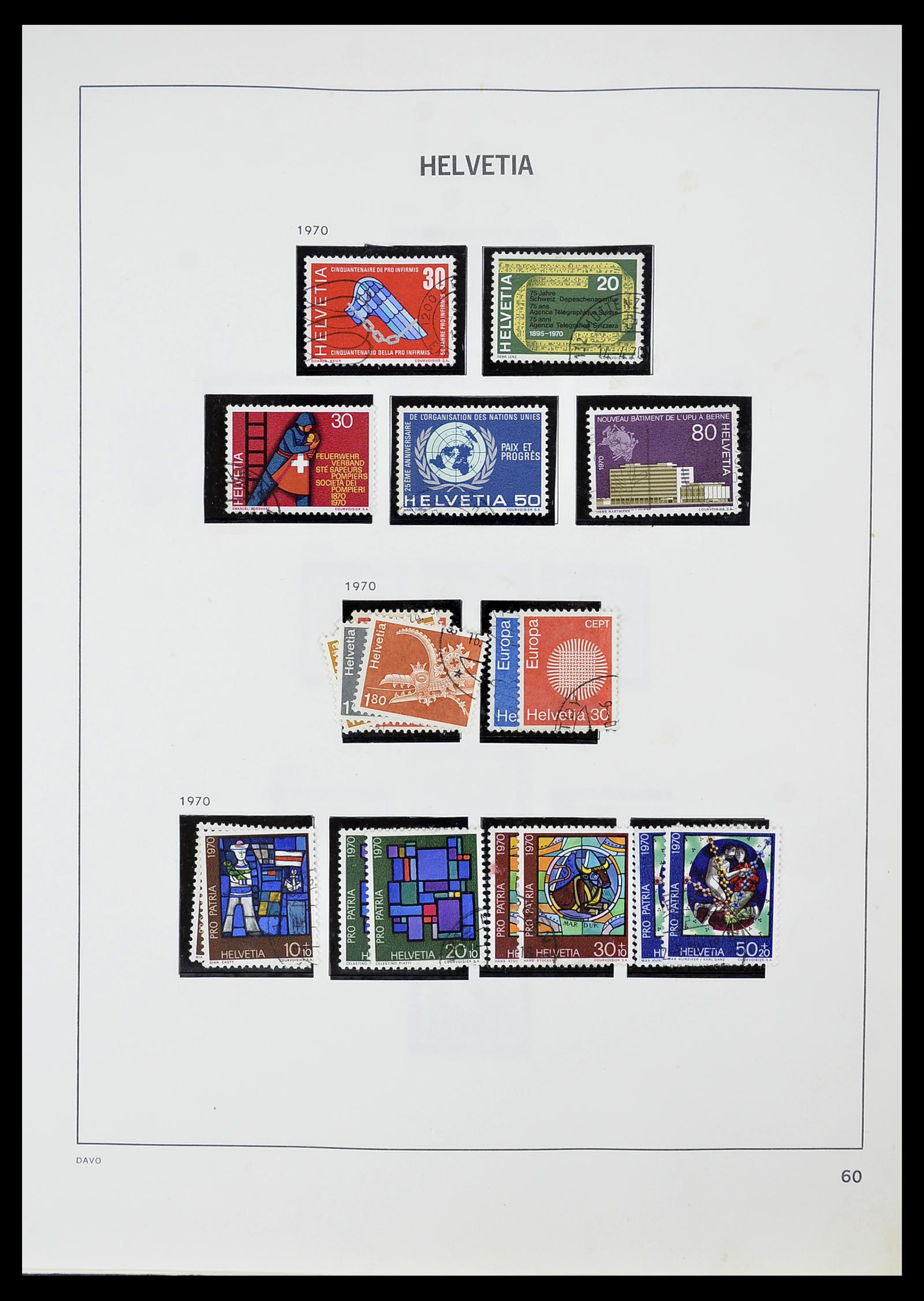 34706 061 - Stamp Collection 34706 Switzerland 1850-1991.