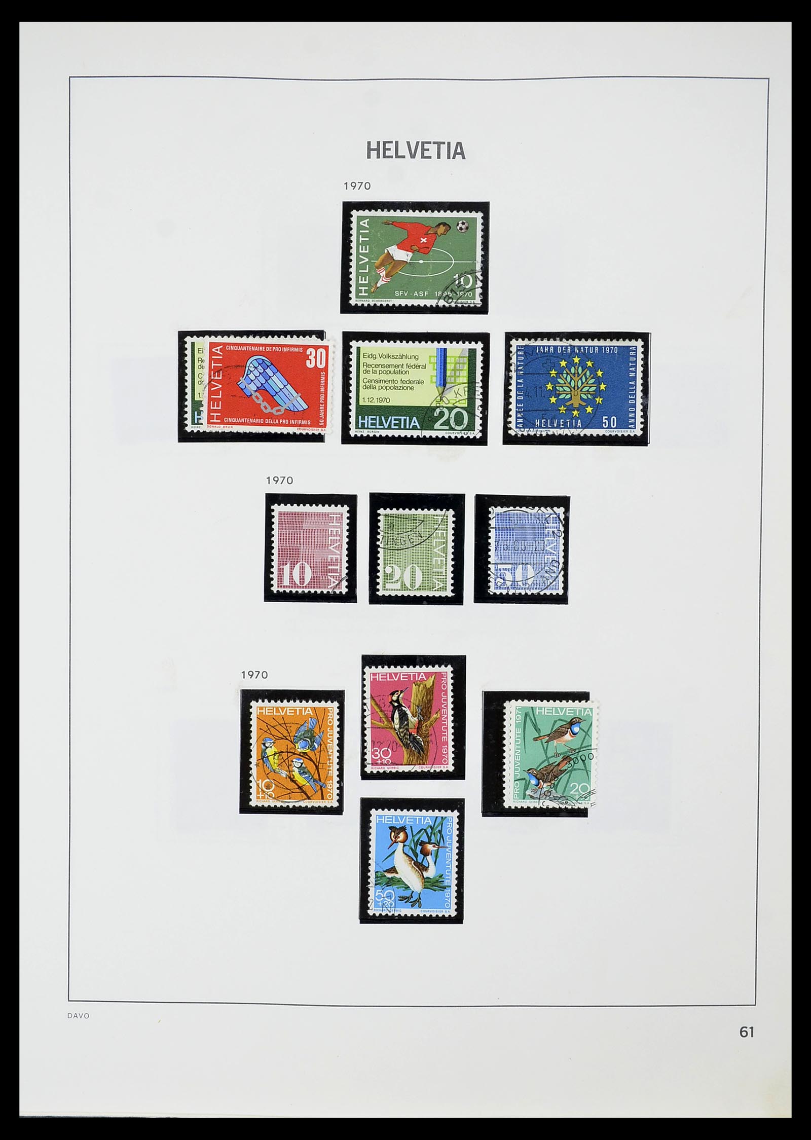 34706 062 - Stamp Collection 34706 Switzerland 1850-1991.