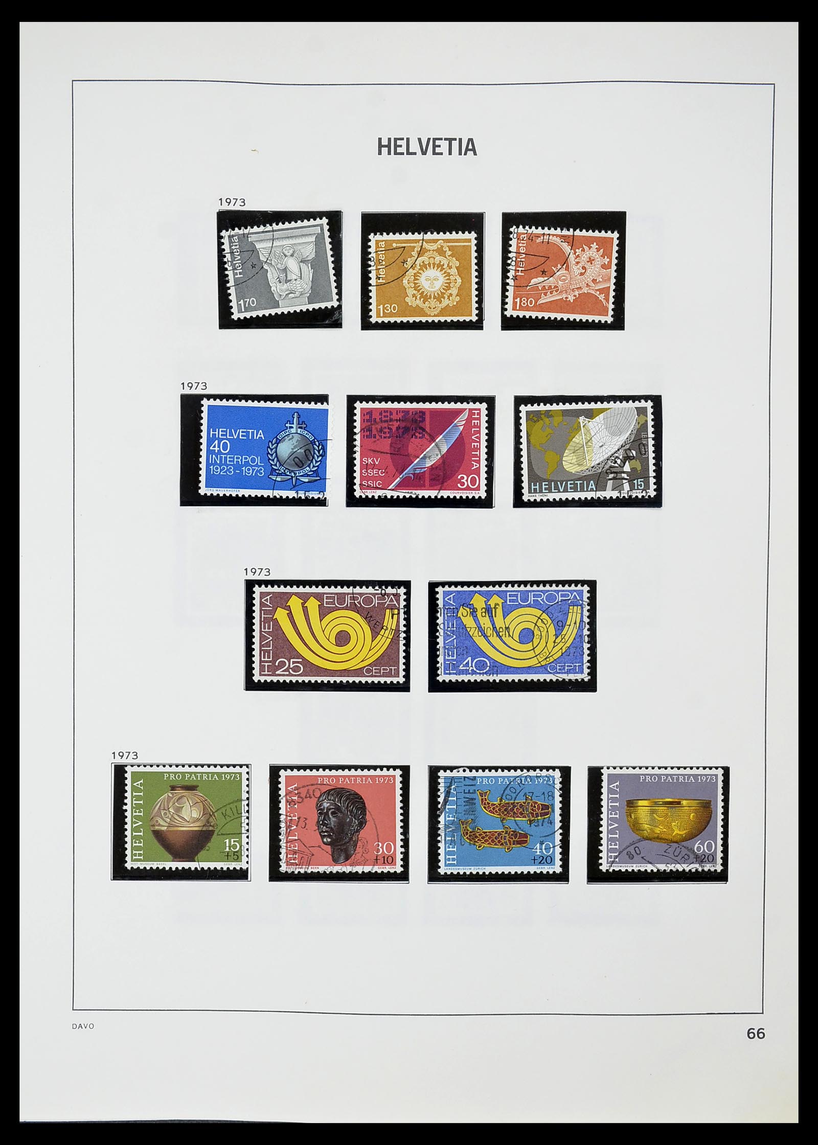 34706 067 - Stamp Collection 34706 Switzerland 1850-1991.