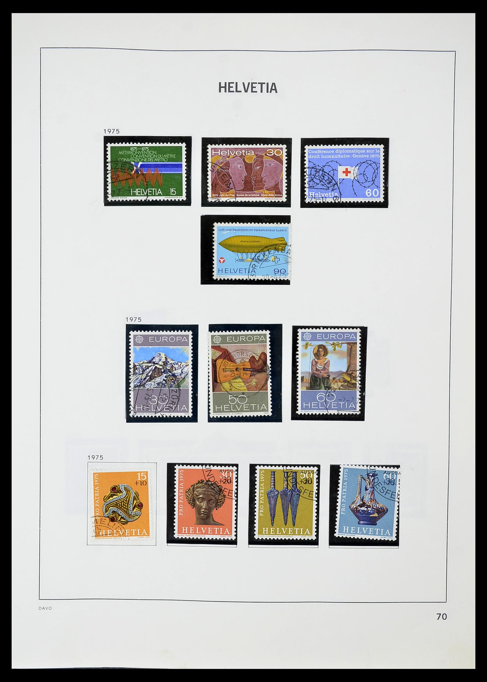34706 071 - Stamp Collection 34706 Switzerland 1850-1991.