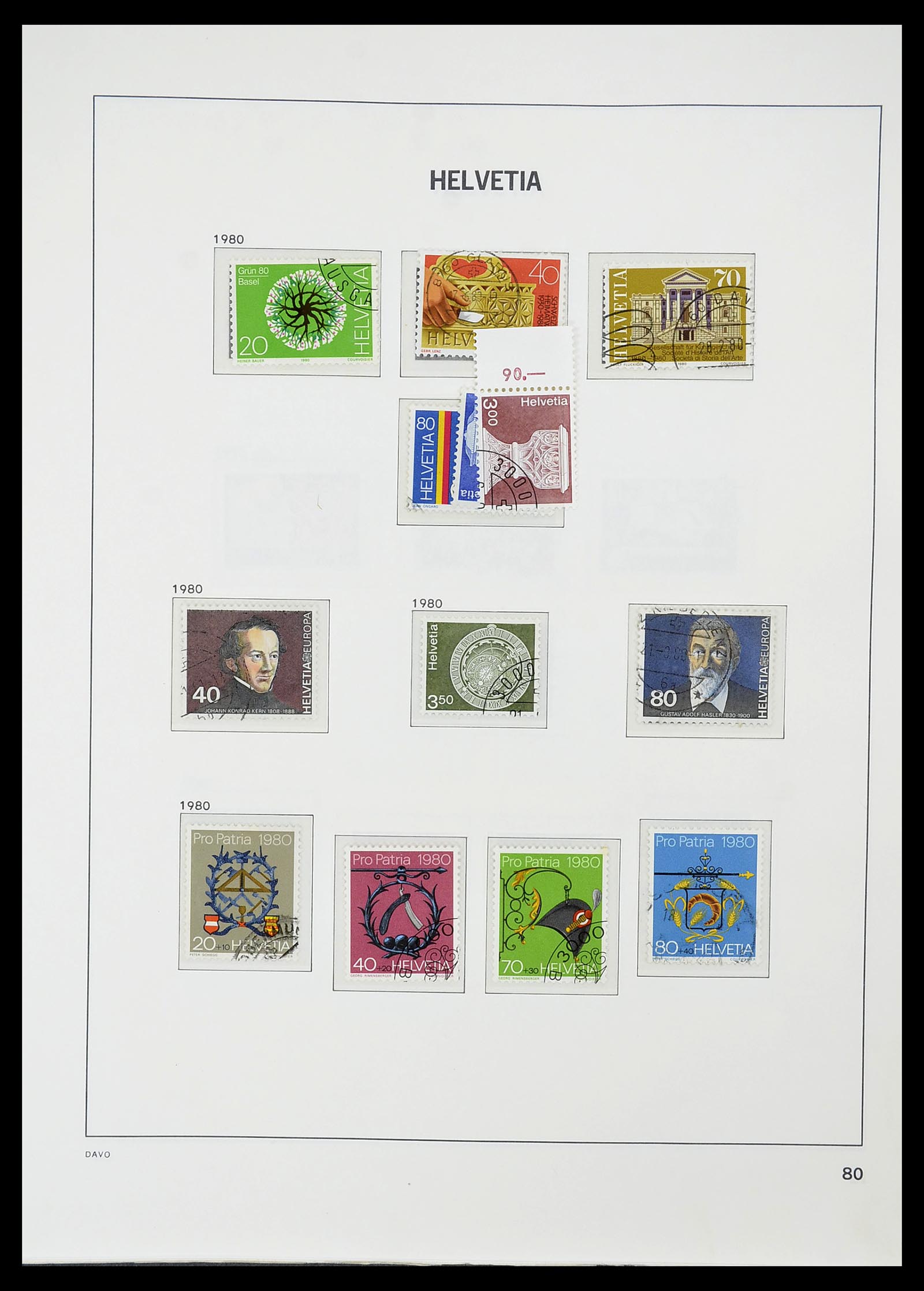 34706 081 - Stamp Collection 34706 Switzerland 1850-1991.