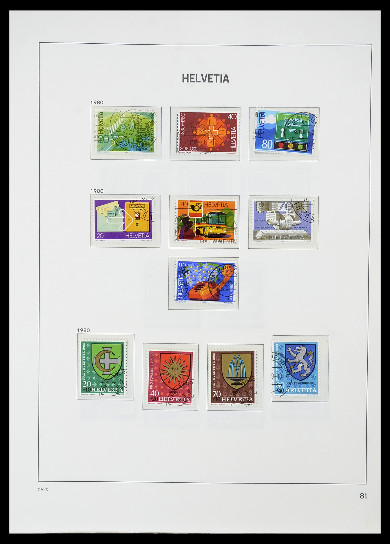 34706 082 - Stamp Collection 34706 Switzerland 1850-1991.