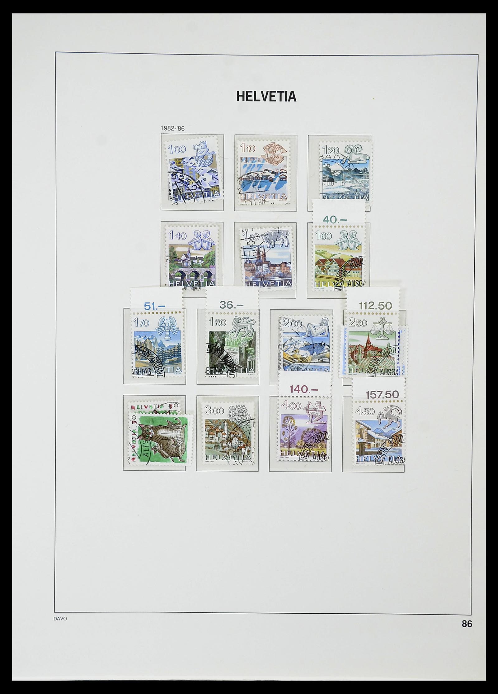34706 087 - Stamp Collection 34706 Switzerland 1850-1991.