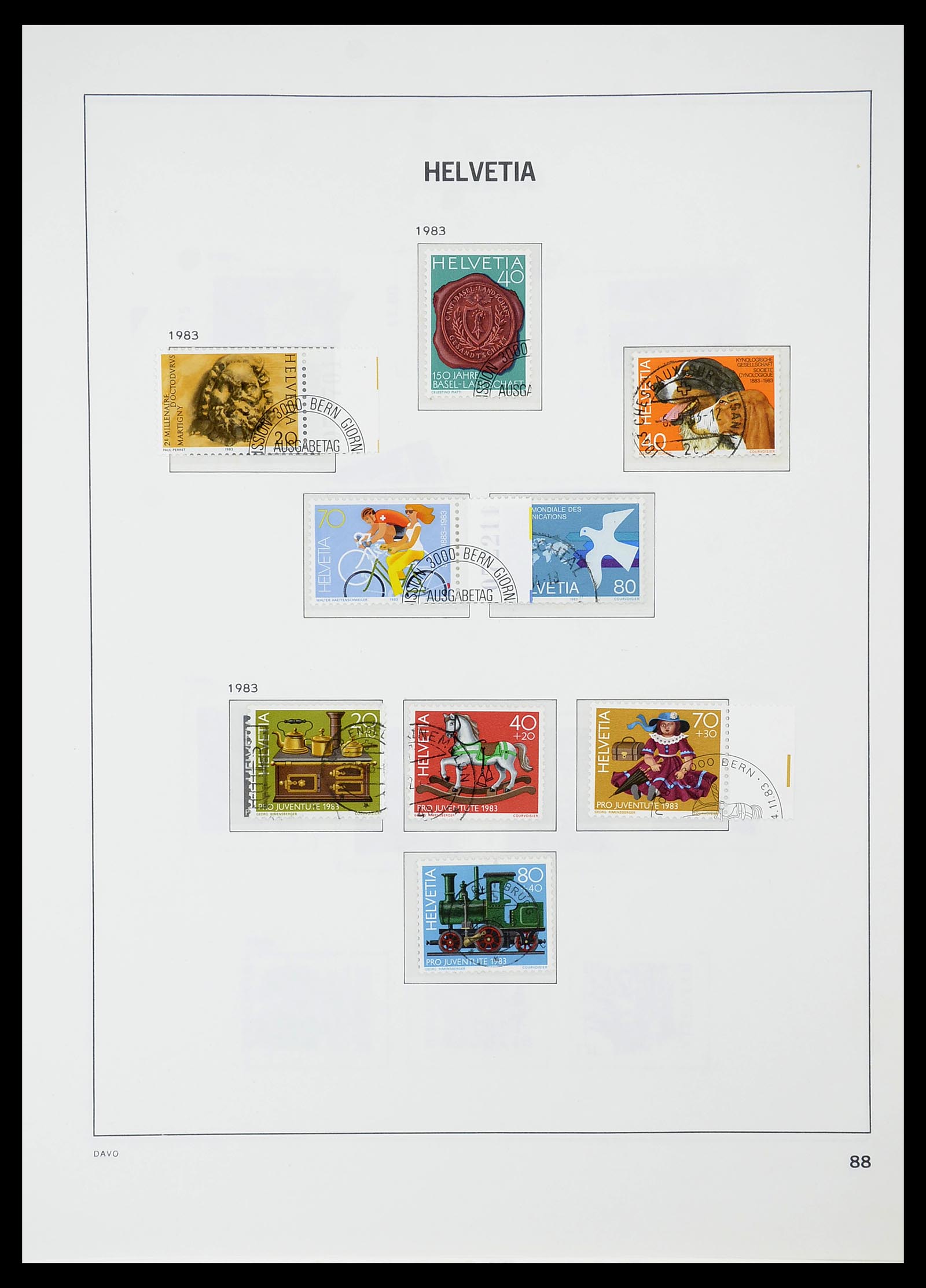 34706 090 - Stamp Collection 34706 Switzerland 1850-1991.