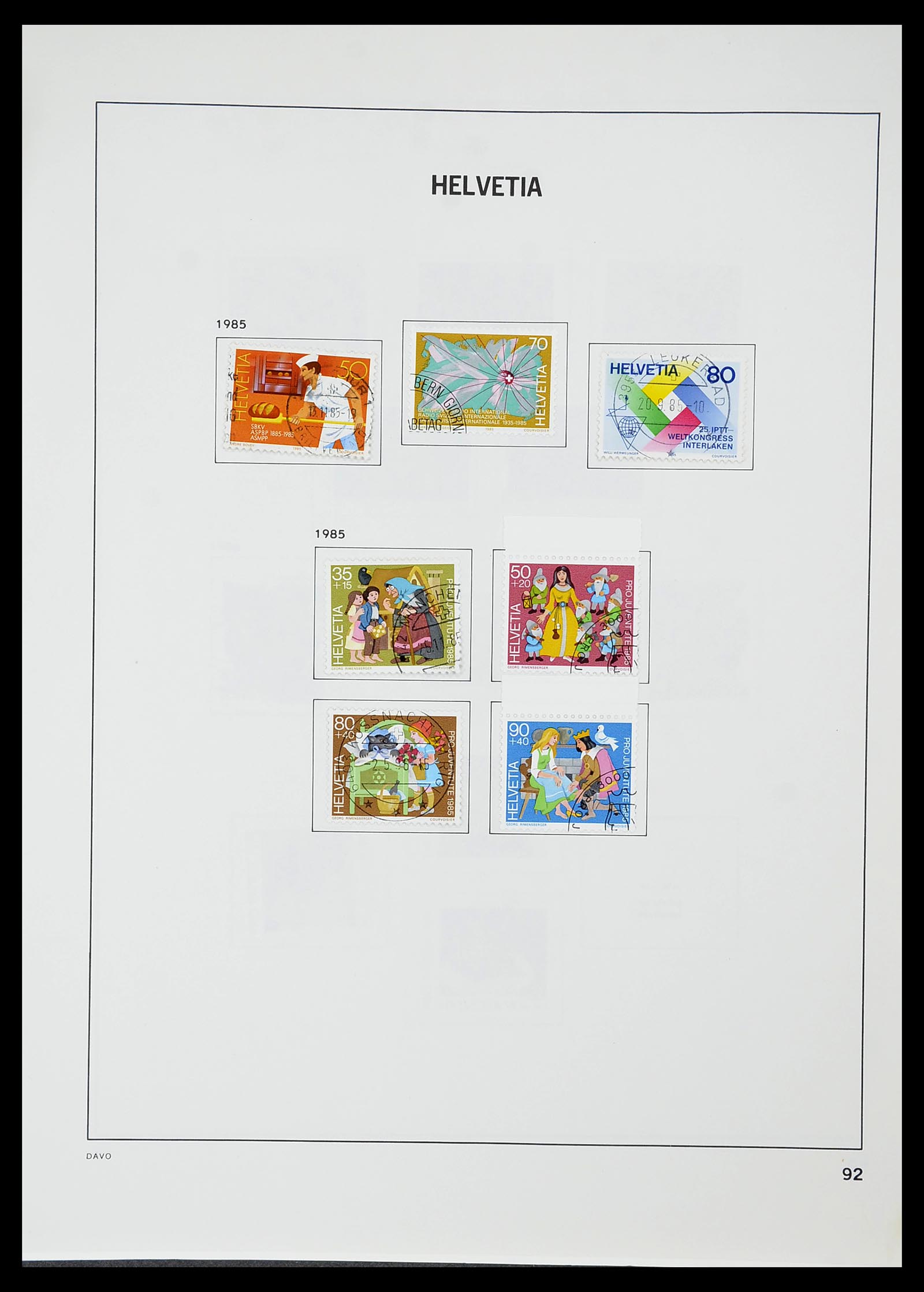 34706 094 - Stamp Collection 34706 Switzerland 1850-1991.