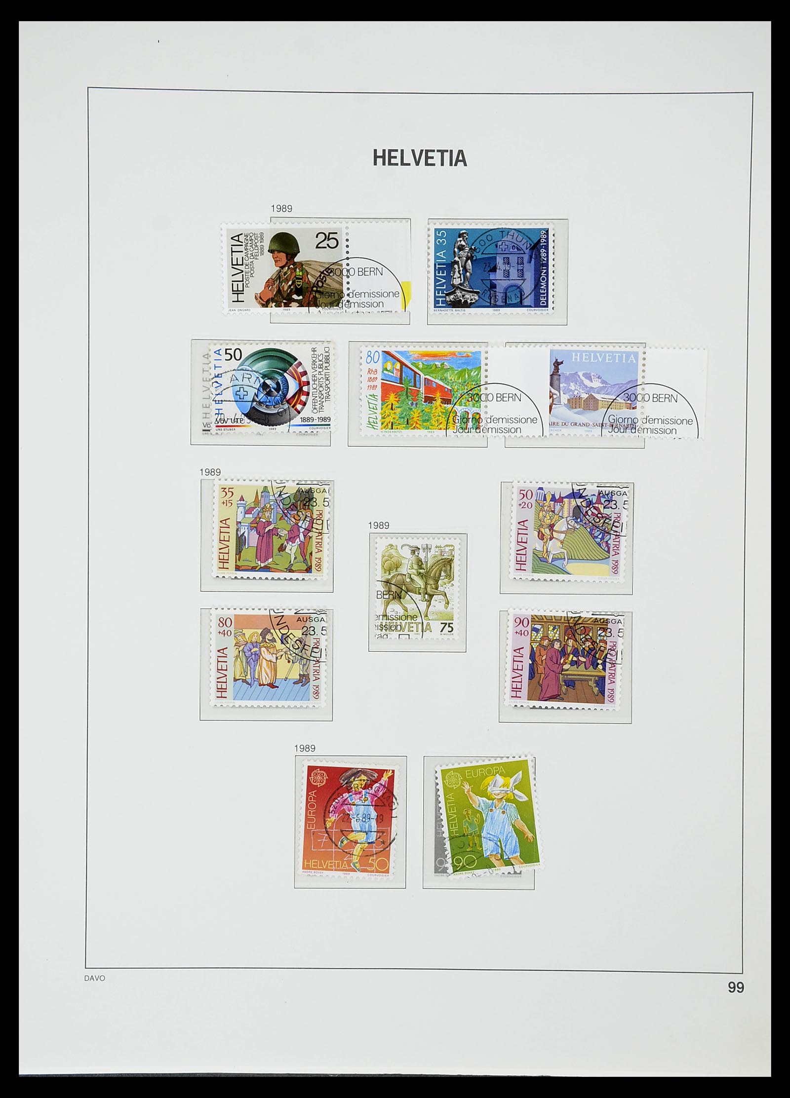 34706 102 - Postzegelverzameling 34706 Zwitserland 1850-1991.