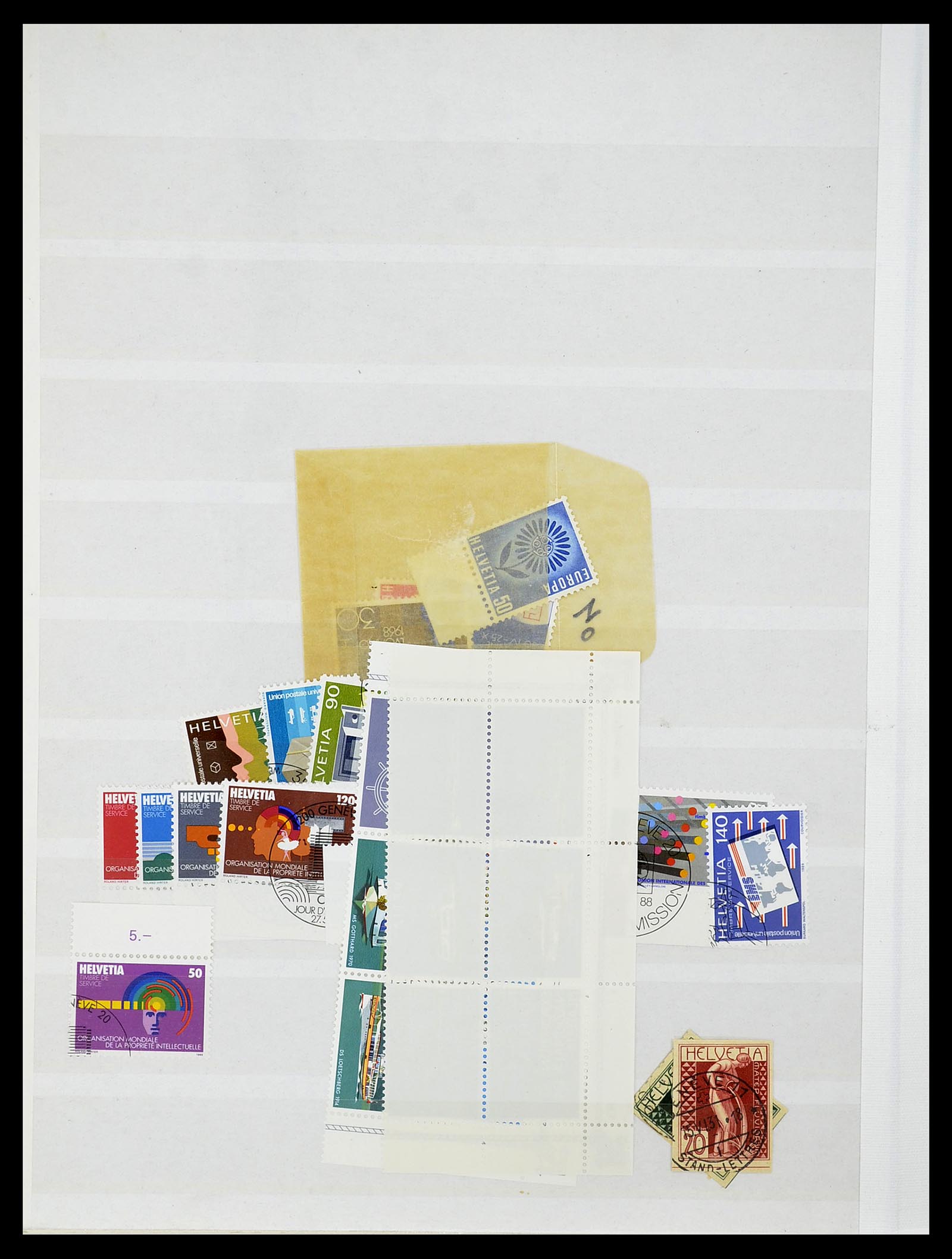 34706 109 - Postzegelverzameling 34706 Zwitserland 1850-1991.