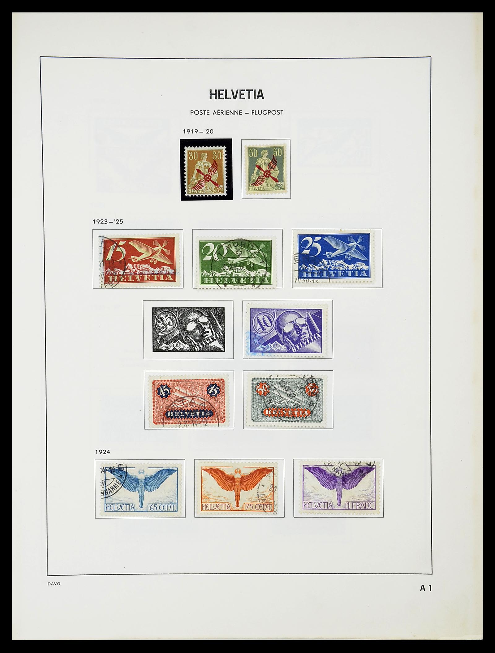 34706 110 - Stamp Collection 34706 Switzerland 1850-1991.
