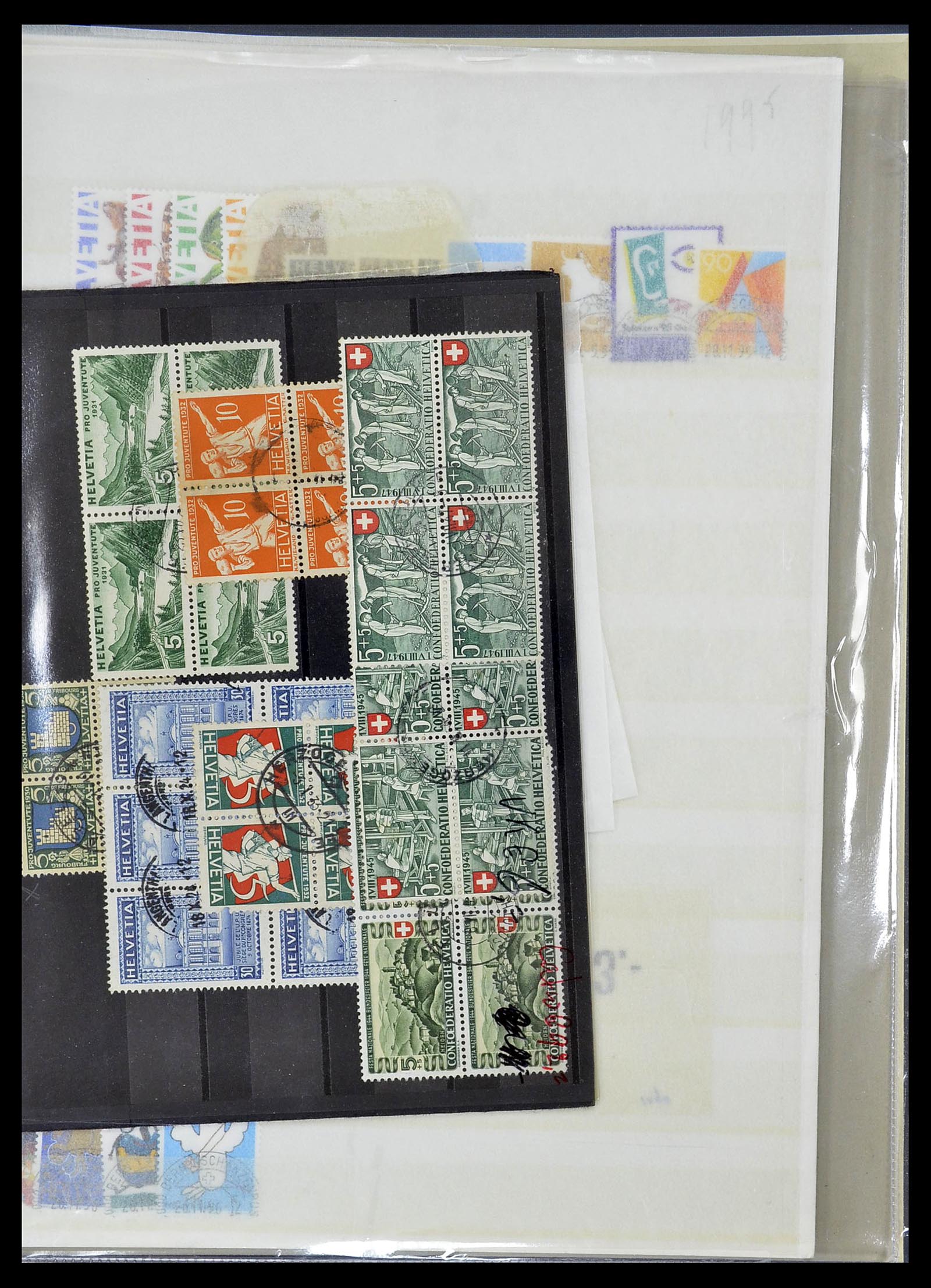 34706 116 - Stamp Collection 34706 Switzerland 1850-1991.