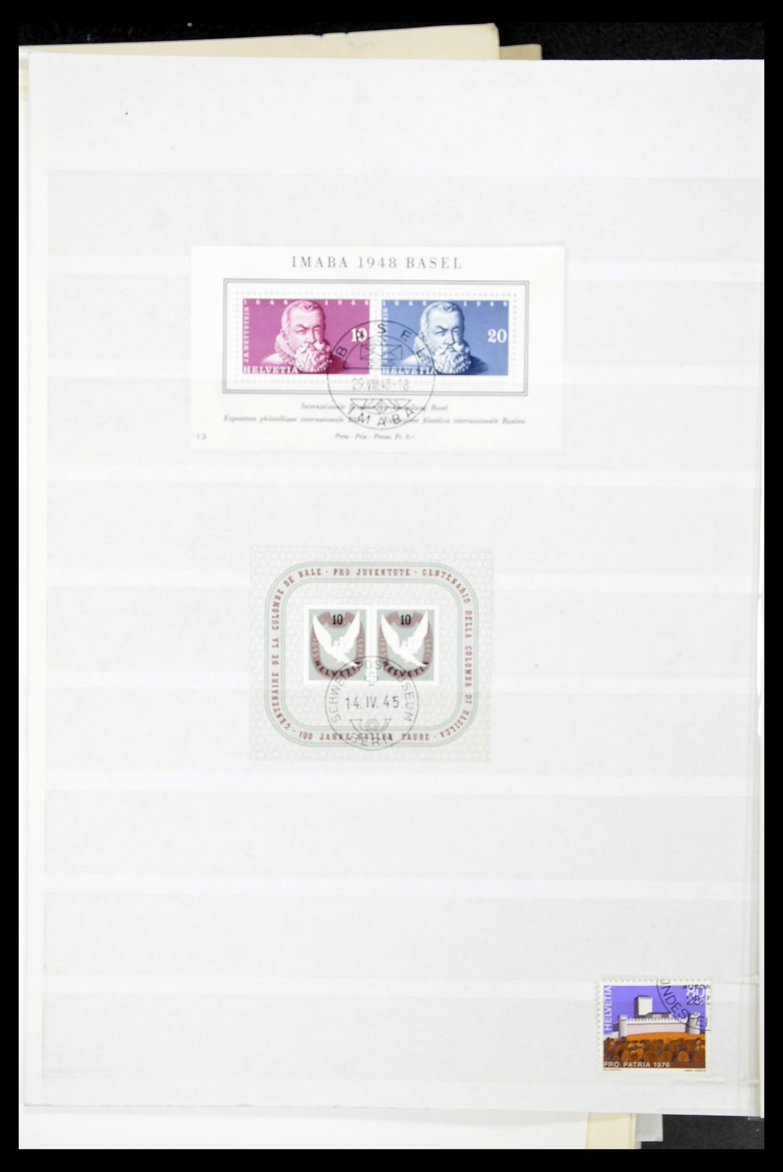 34706 117 - Postzegelverzameling 34706 Zwitserland 1850-1991.