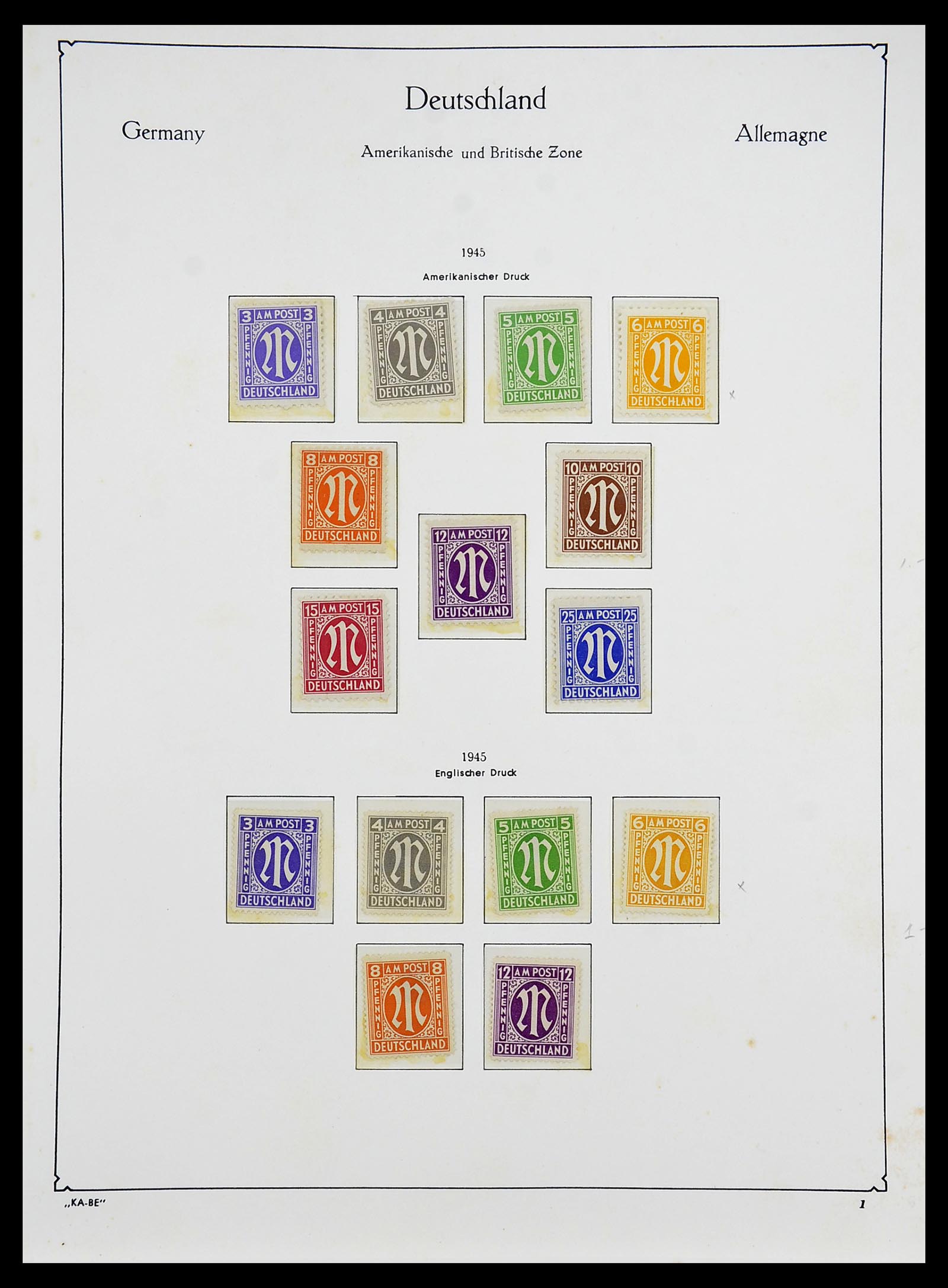 34707 001 - Postzegelverzameling 34707 Bundespost 1945-1975.