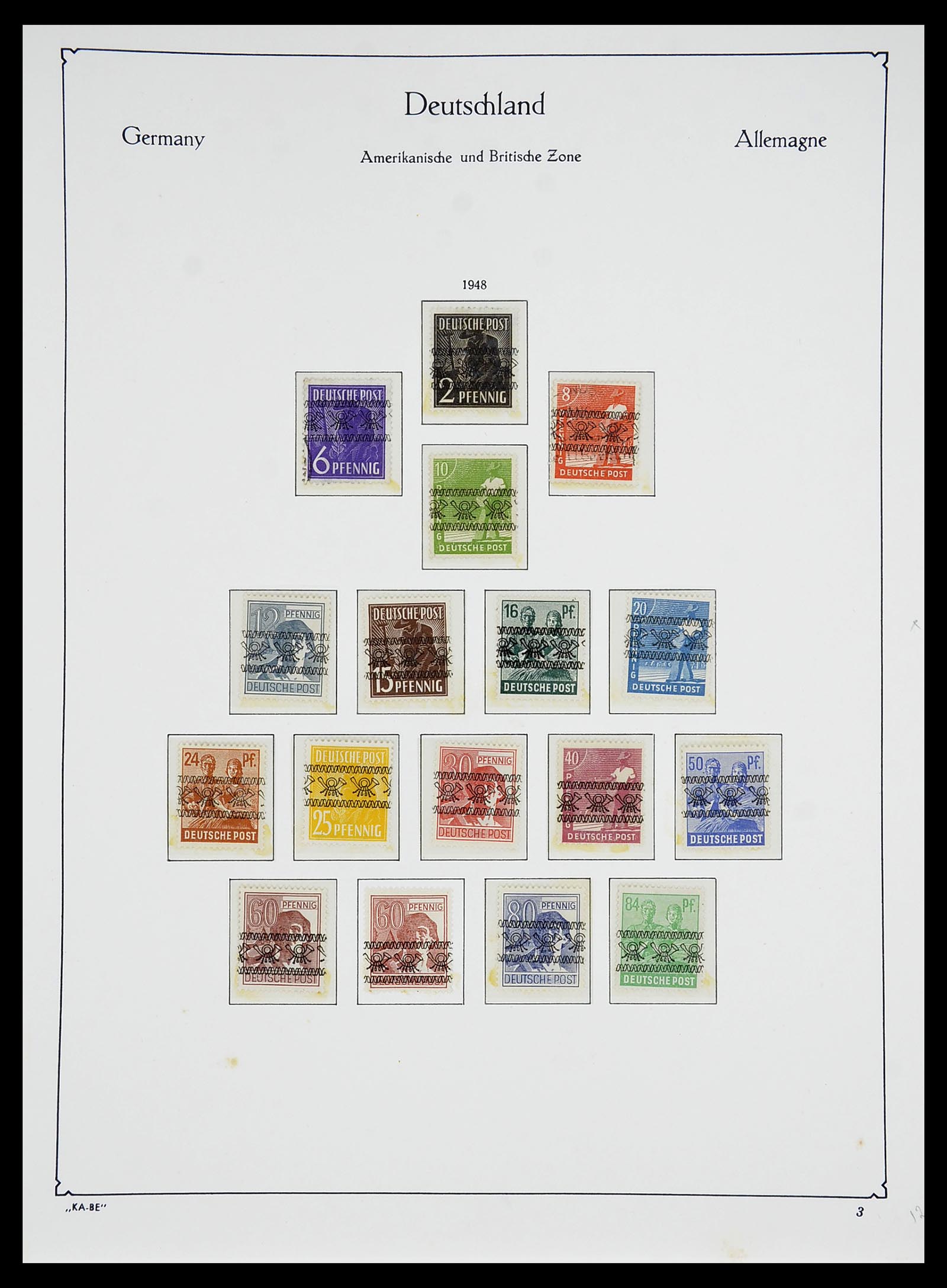 34707 002 - Stamp Collection 34707 Bundespost 1945-1975.