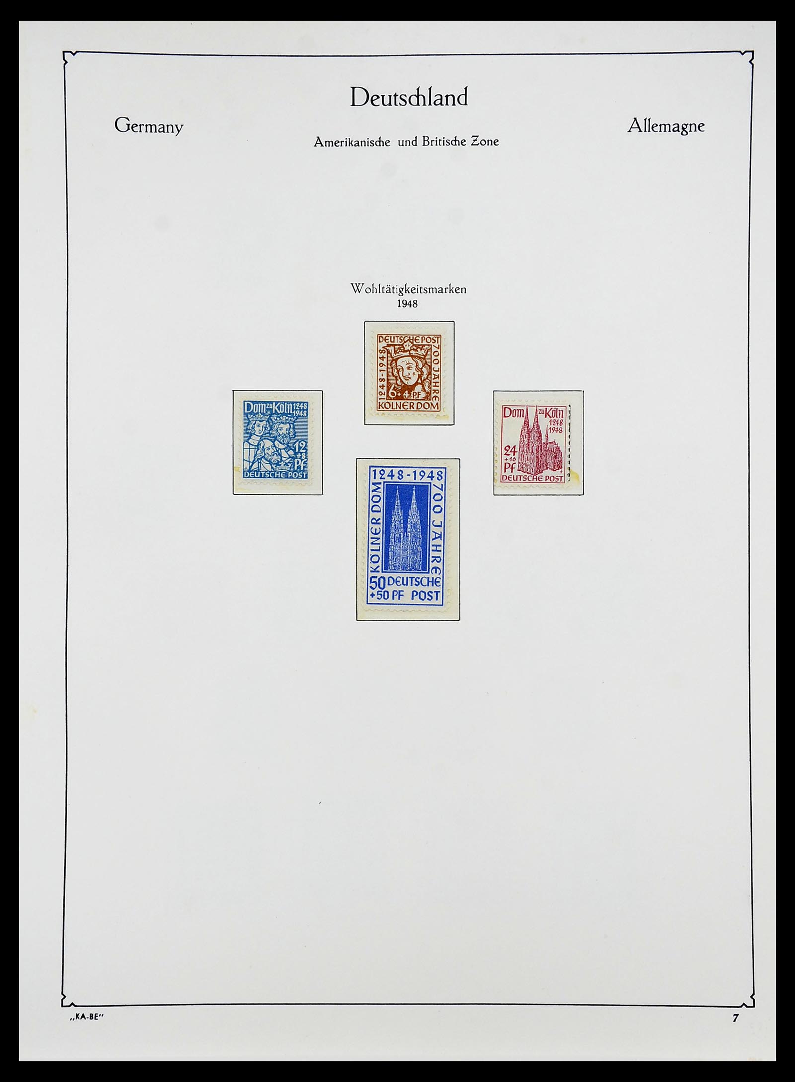 34707 004 - Postzegelverzameling 34707 Bundespost 1945-1975.