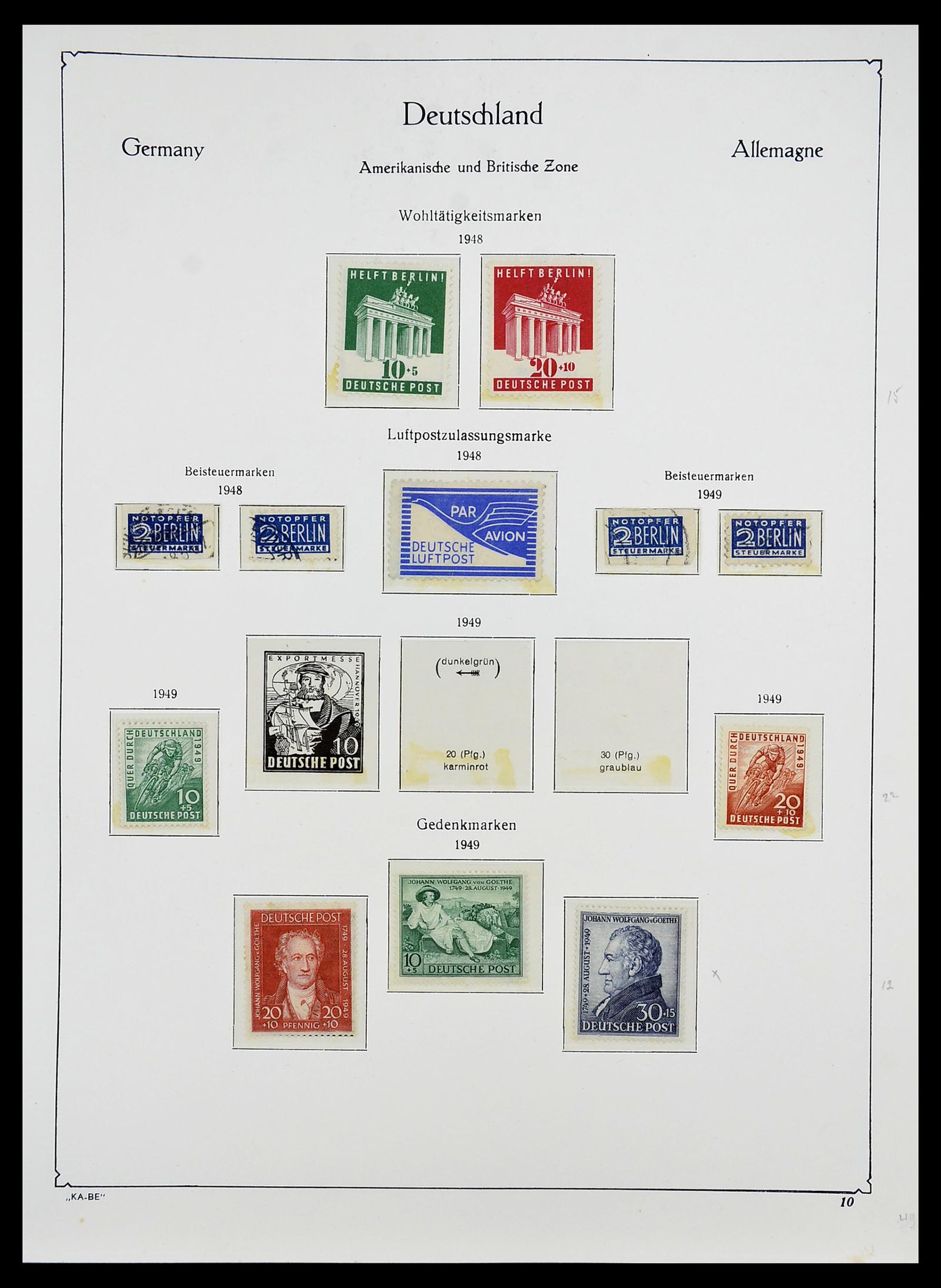 34707 006 - Stamp Collection 34707 Bundespost 1945-1975.