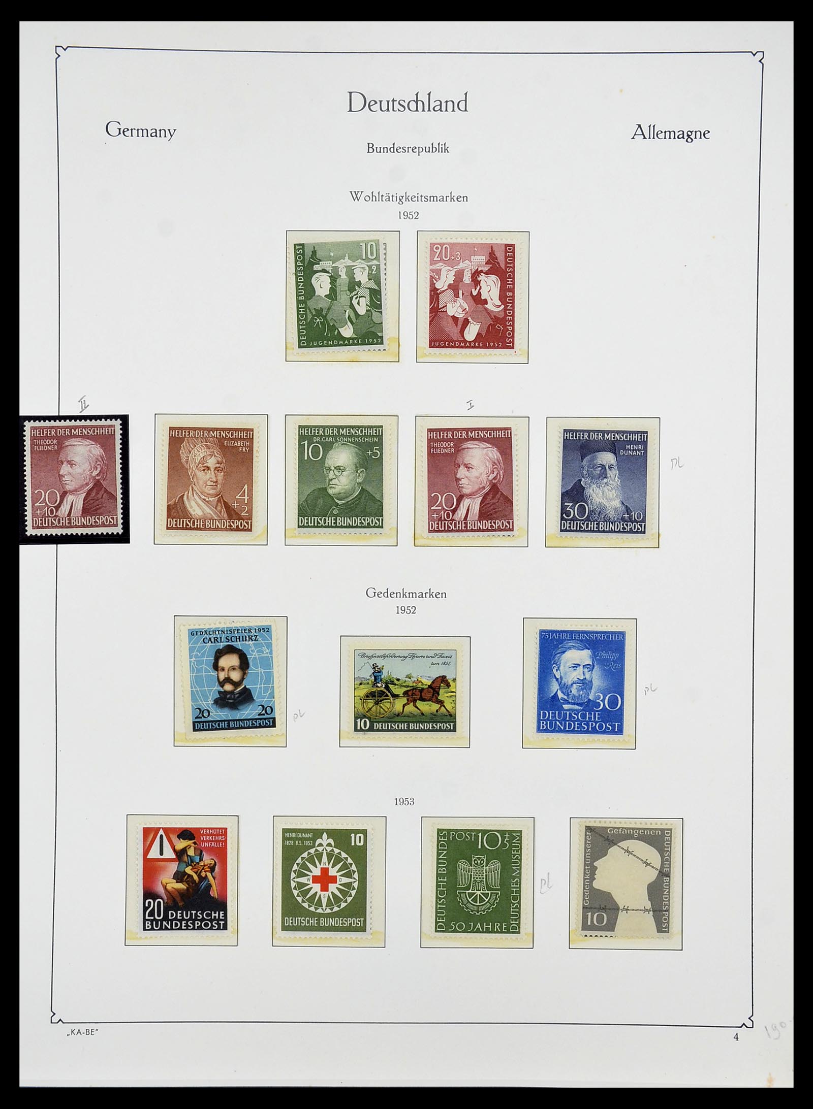 34707 011 - Stamp Collection 34707 Bundespost 1945-1975.