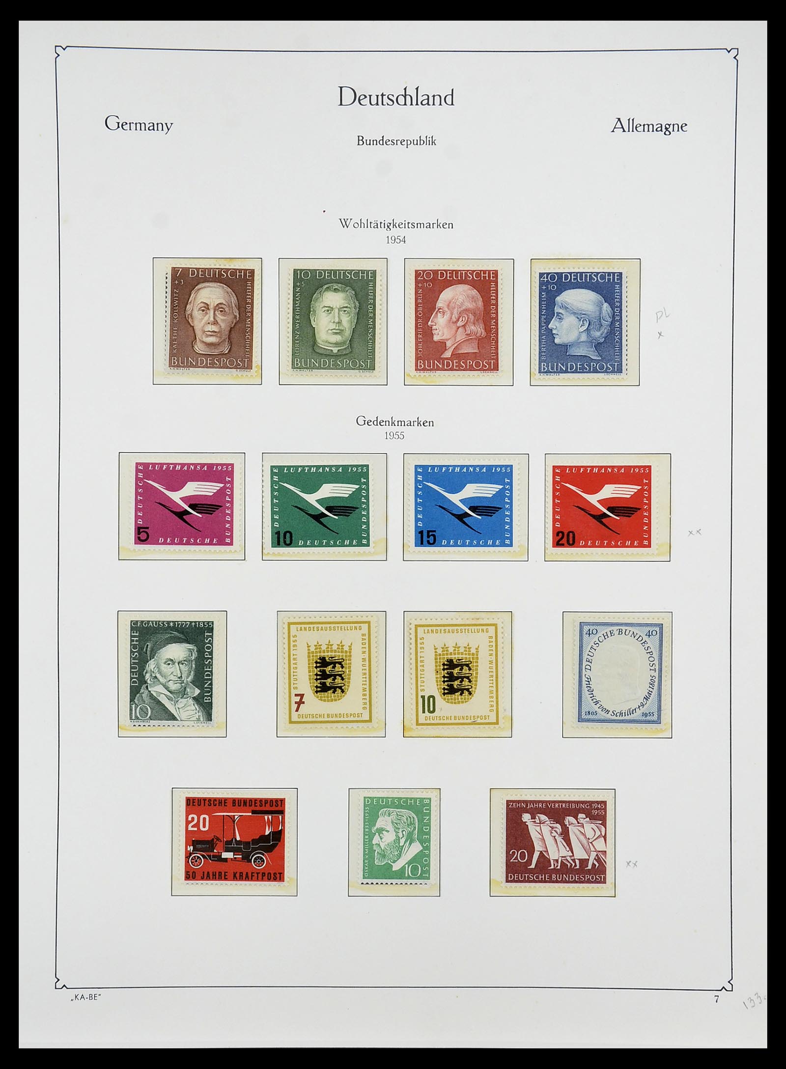 34707 014 - Postzegelverzameling 34707 Bundespost 1945-1975.