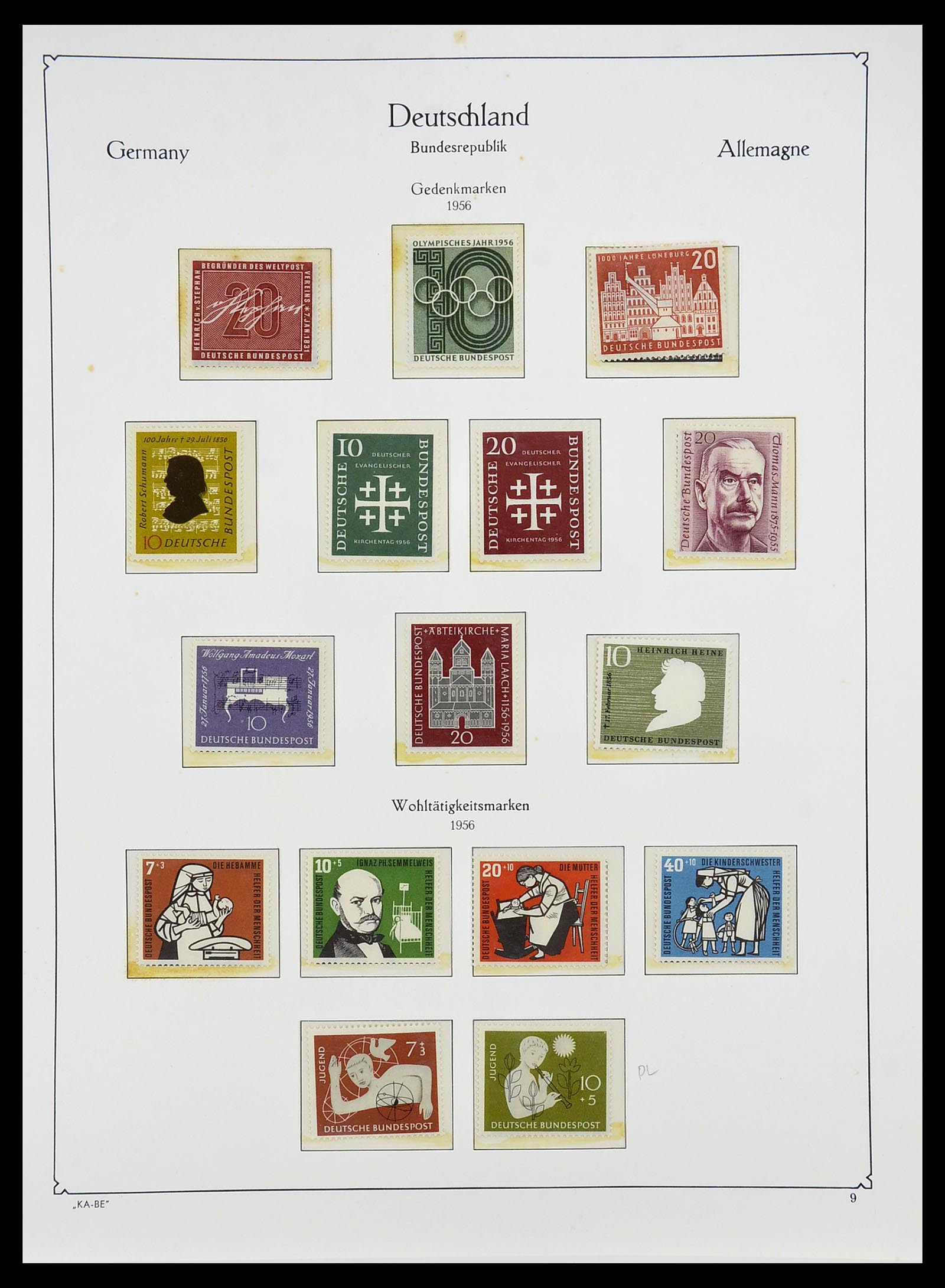 34707 016 - Postzegelverzameling 34707 Bundespost 1945-1975.