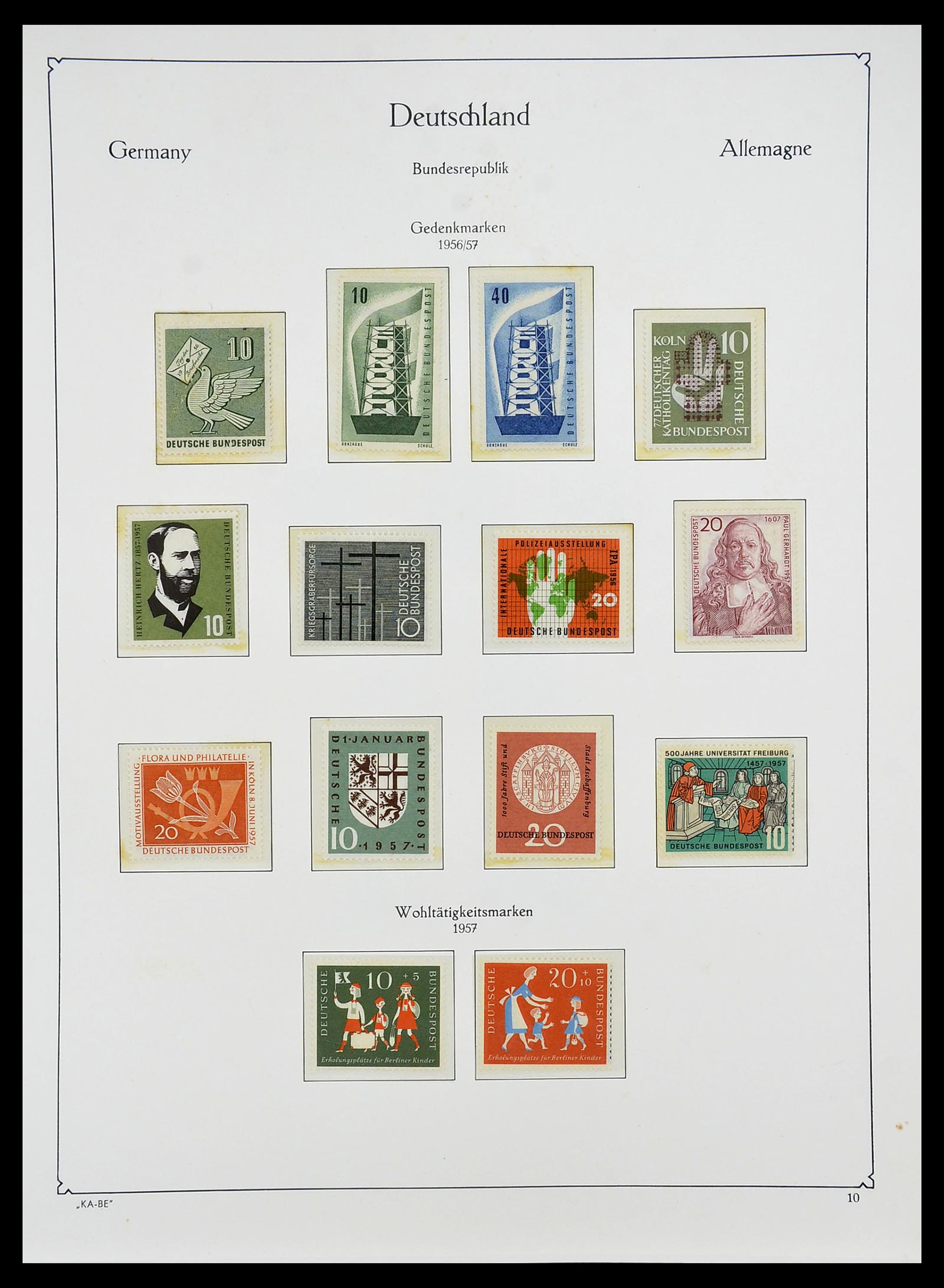 34707 017 - Postzegelverzameling 34707 Bundespost 1945-1975.