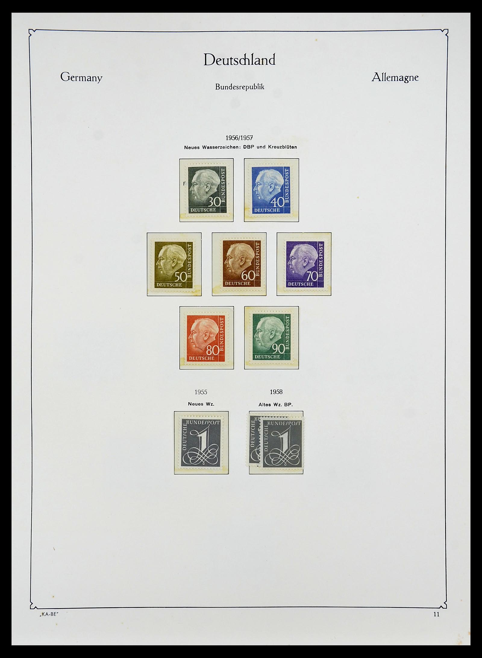 34707 018 - Postzegelverzameling 34707 Bundespost 1945-1975.