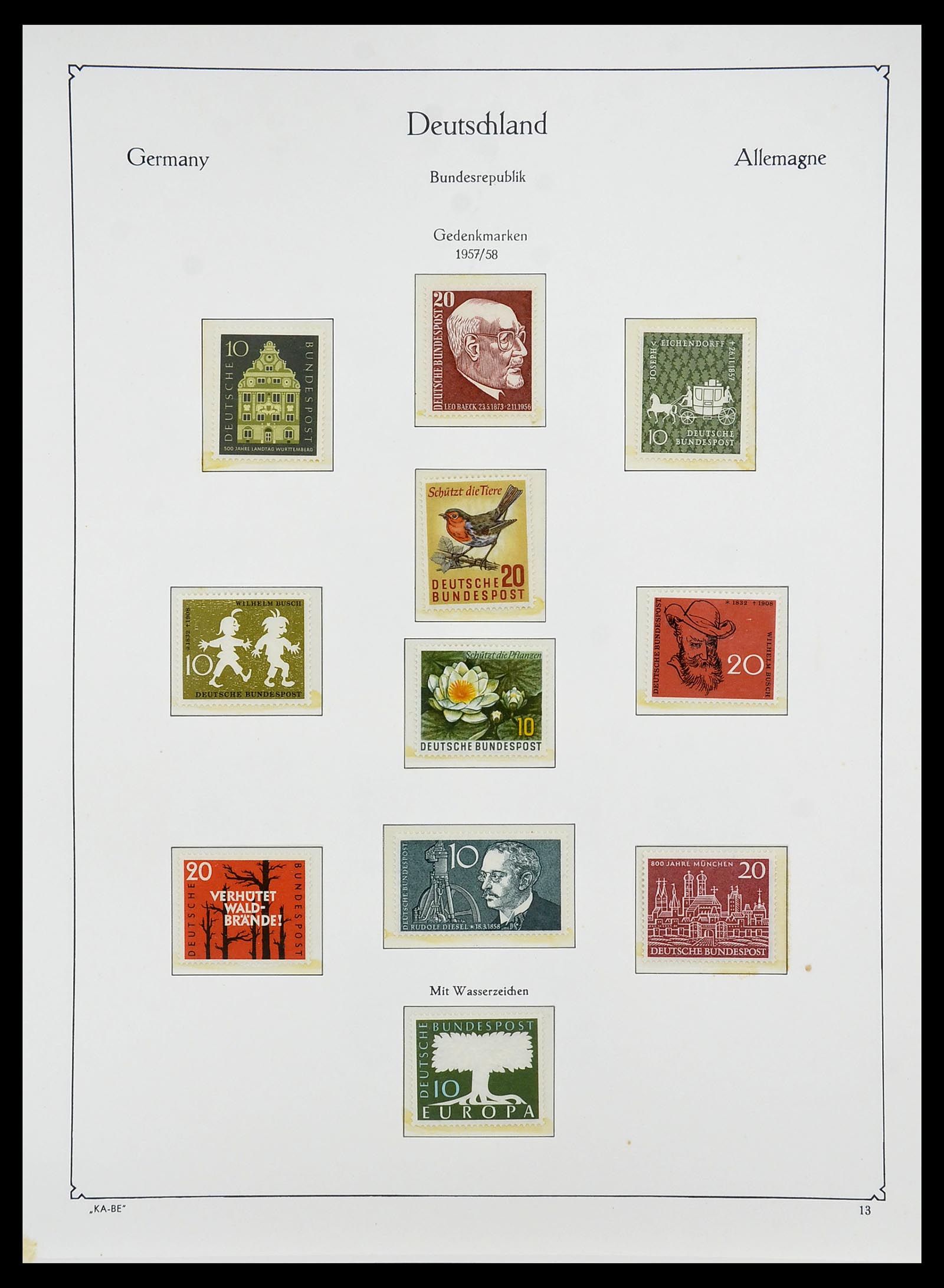 34707 020 - Postzegelverzameling 34707 Bundespost 1945-1975.
