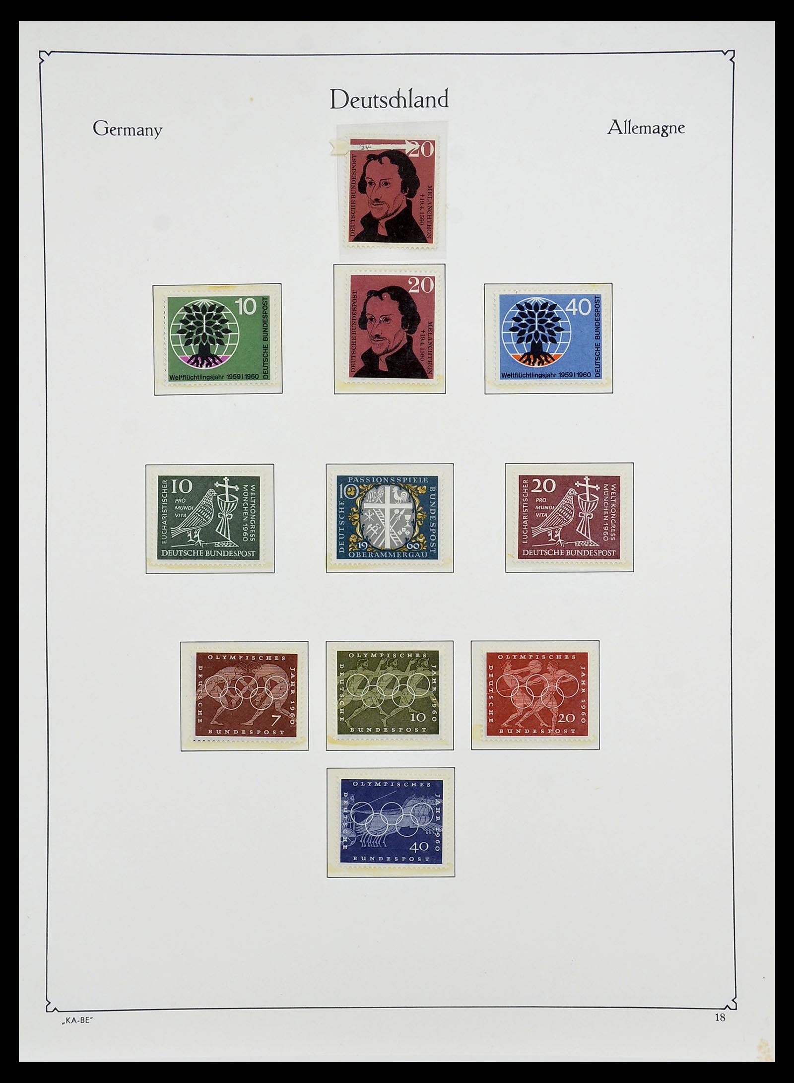 34707 026 - Postzegelverzameling 34707 Bundespost 1945-1975.