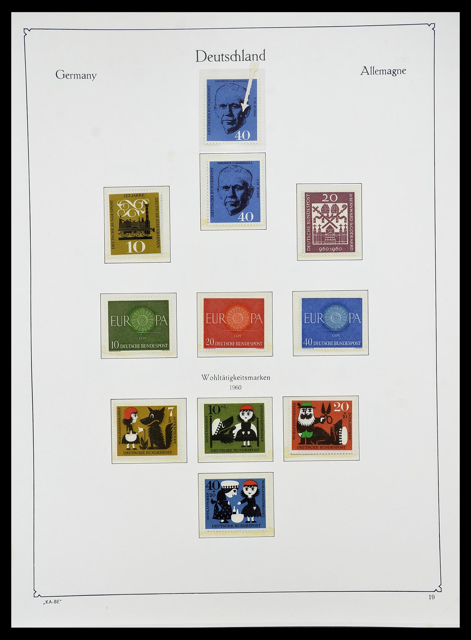 34707 027 - Postzegelverzameling 34707 Bundespost 1945-1975.