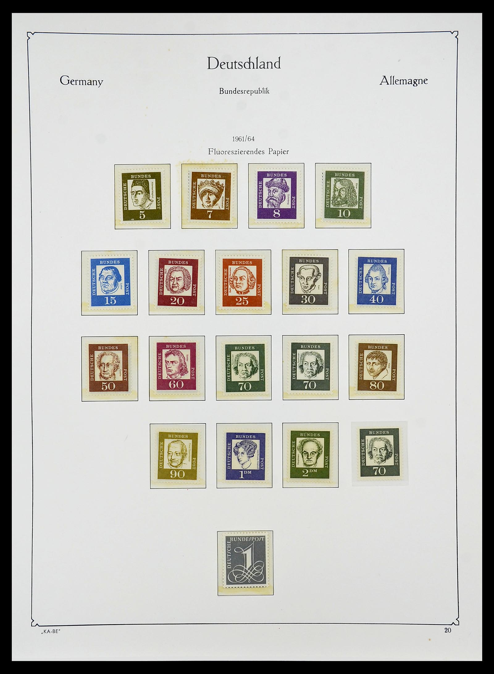 34707 028 - Postzegelverzameling 34707 Bundespost 1945-1975.