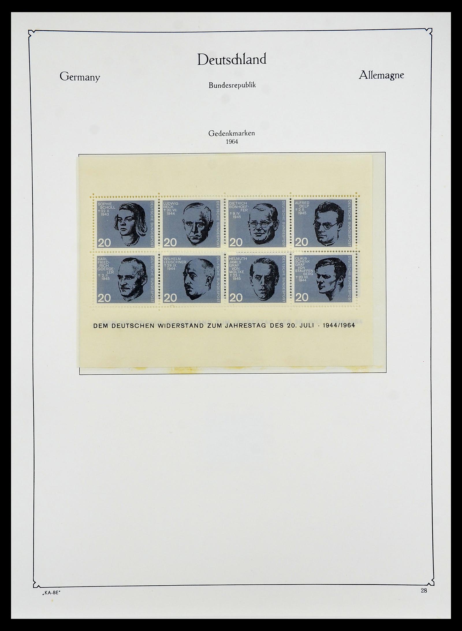 34707 037 - Postzegelverzameling 34707 Bundespost 1945-1975.