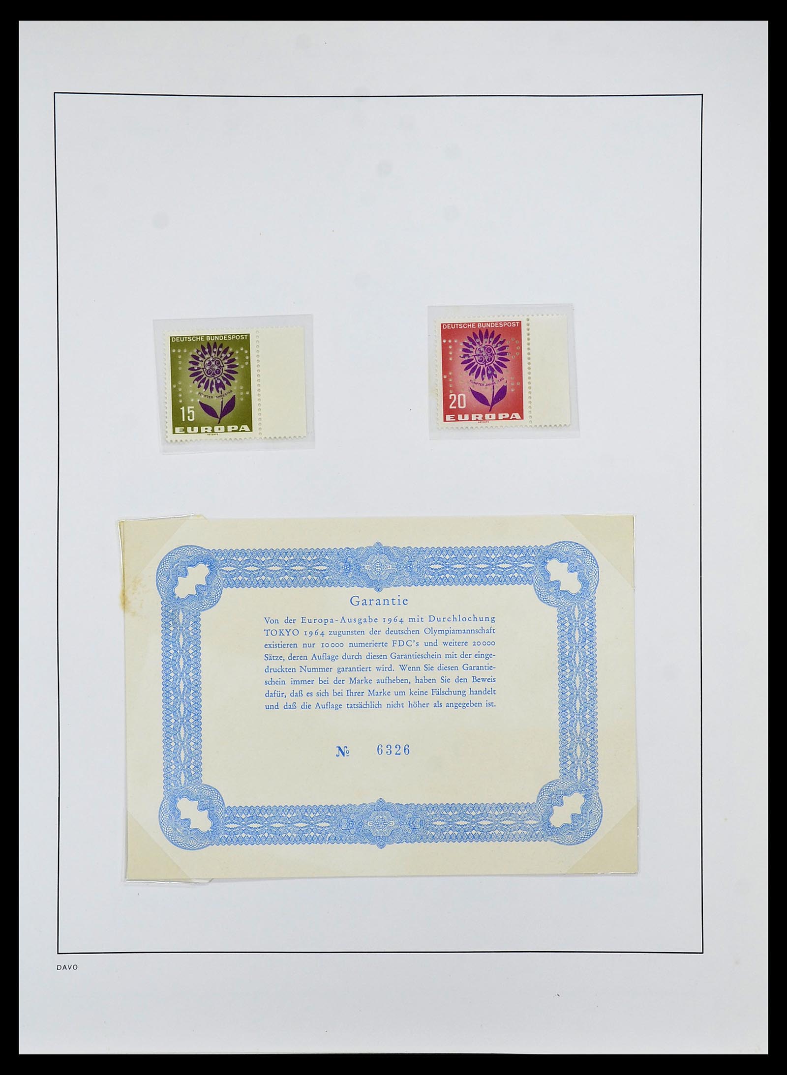 34707 039 - Postzegelverzameling 34707 Bundespost 1945-1975.