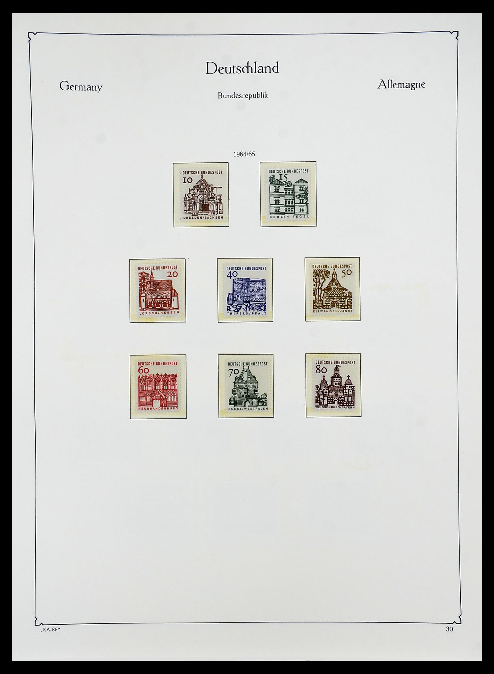 34707 041 - Stamp Collection 34707 Bundespost 1945-1975.