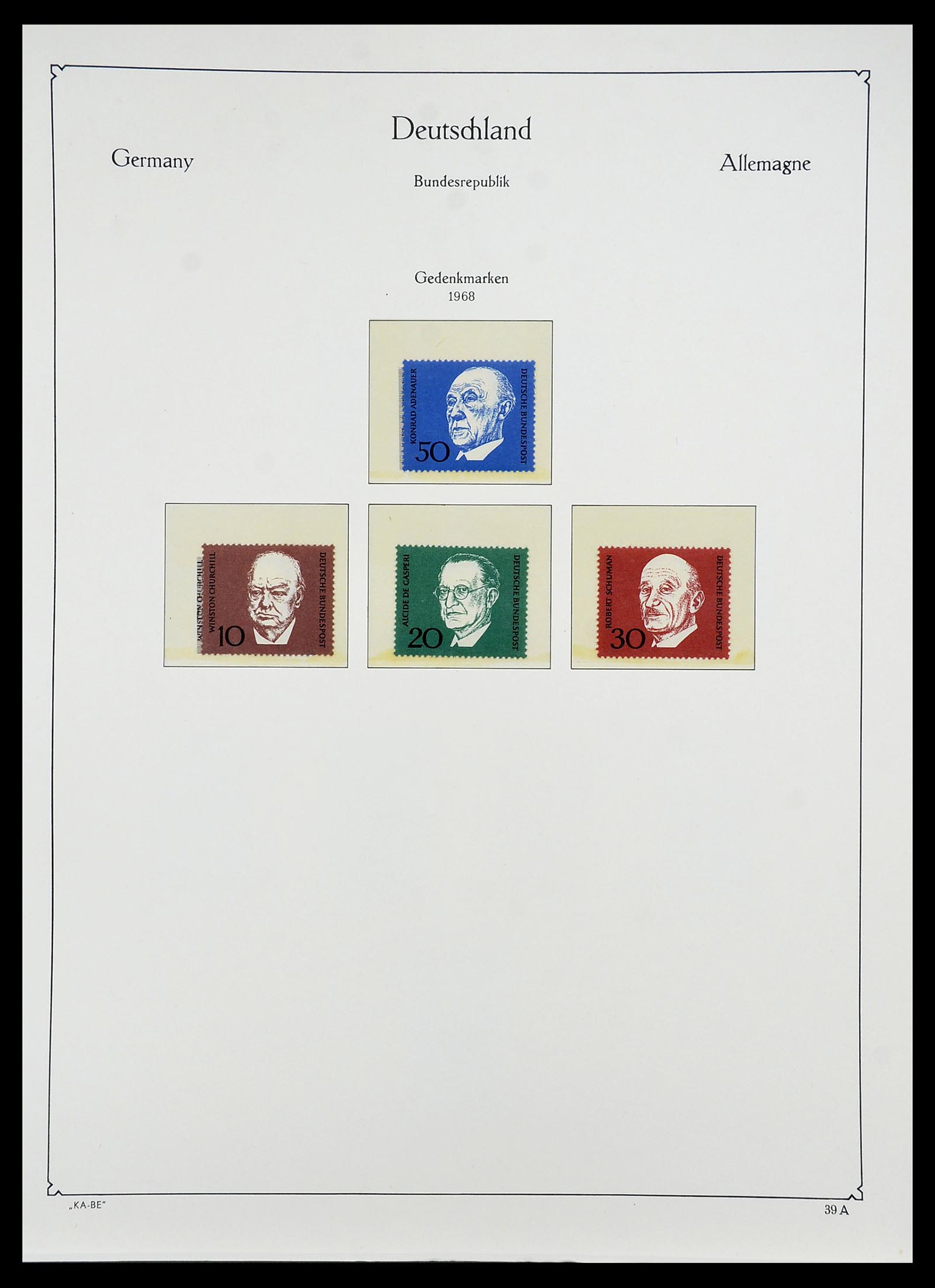 34707 051 - Postzegelverzameling 34707 Bundespost 1945-1975.